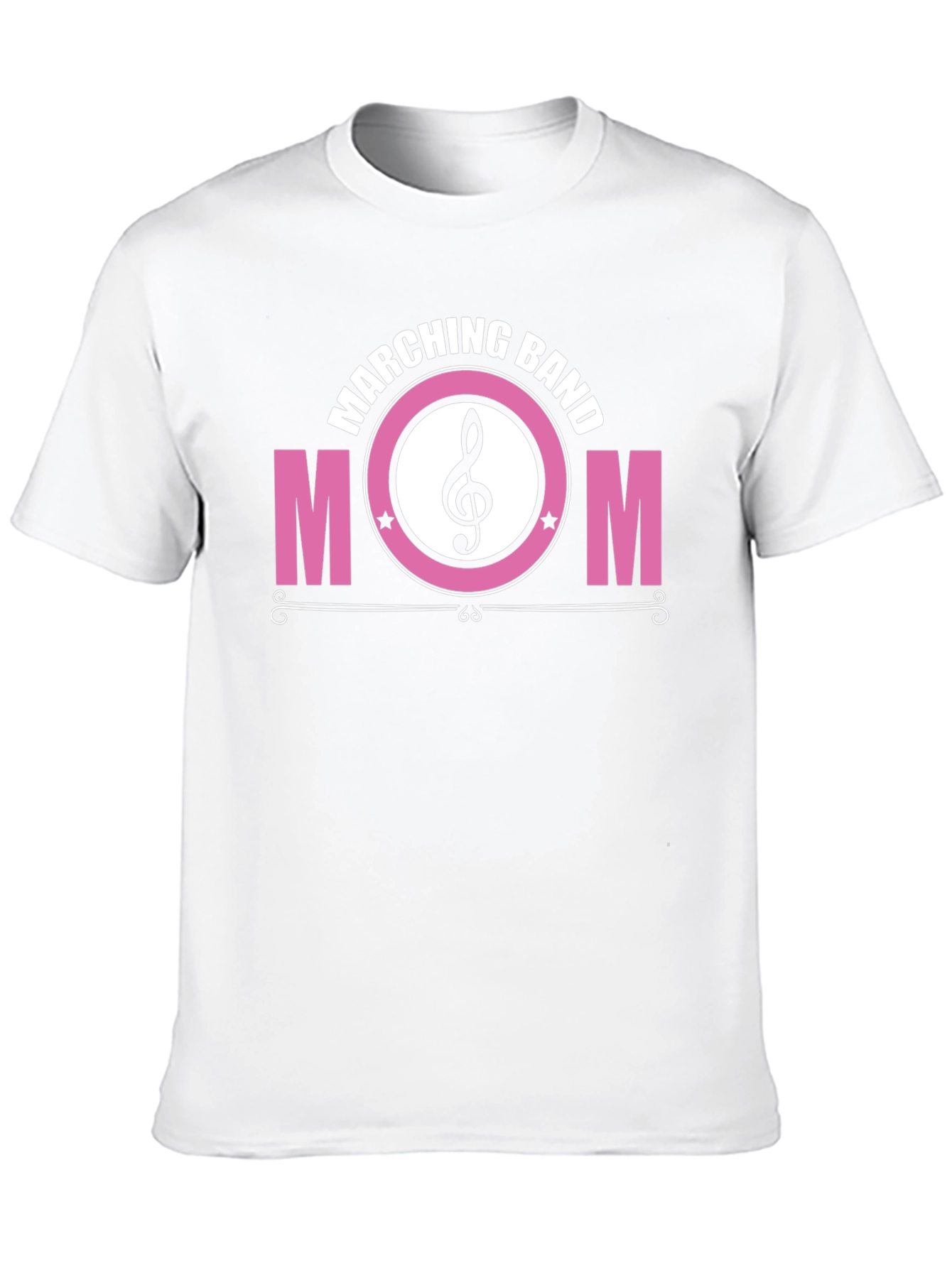 Marching Band Mom T-Shirt - Pink and Black