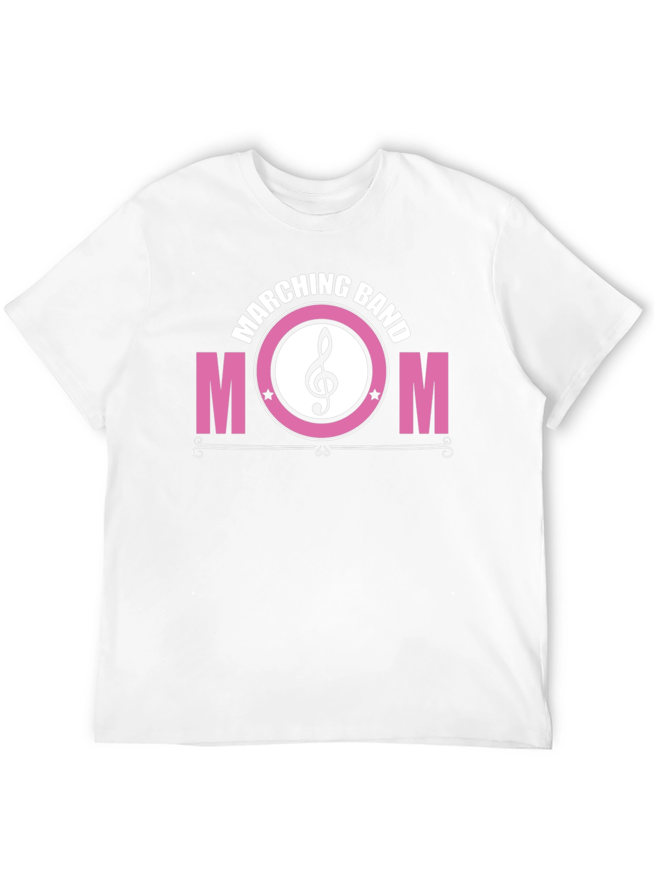 Marching Band Mom T-Shirt - Pink and Black