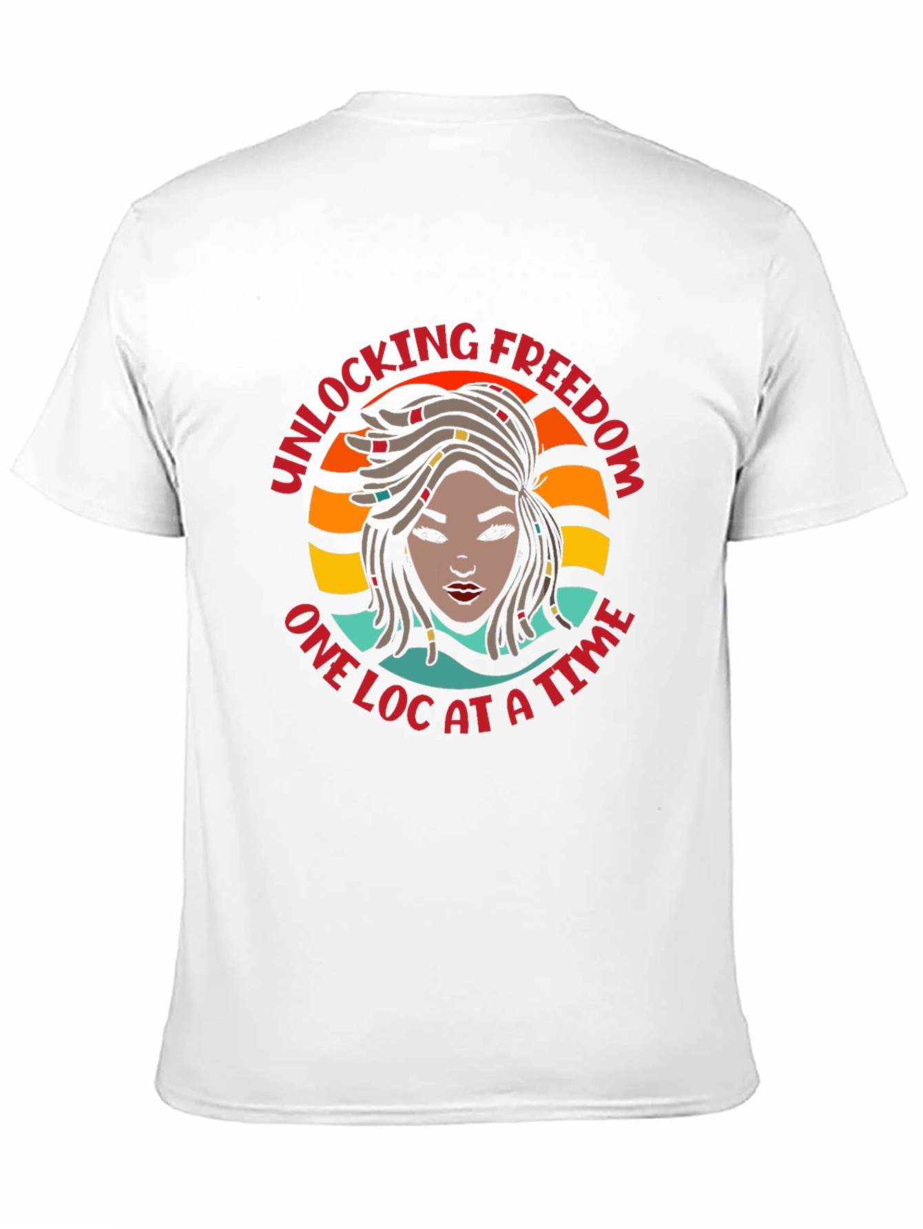 Unlocking Freedom One Loc at a Time Black T-Shirt