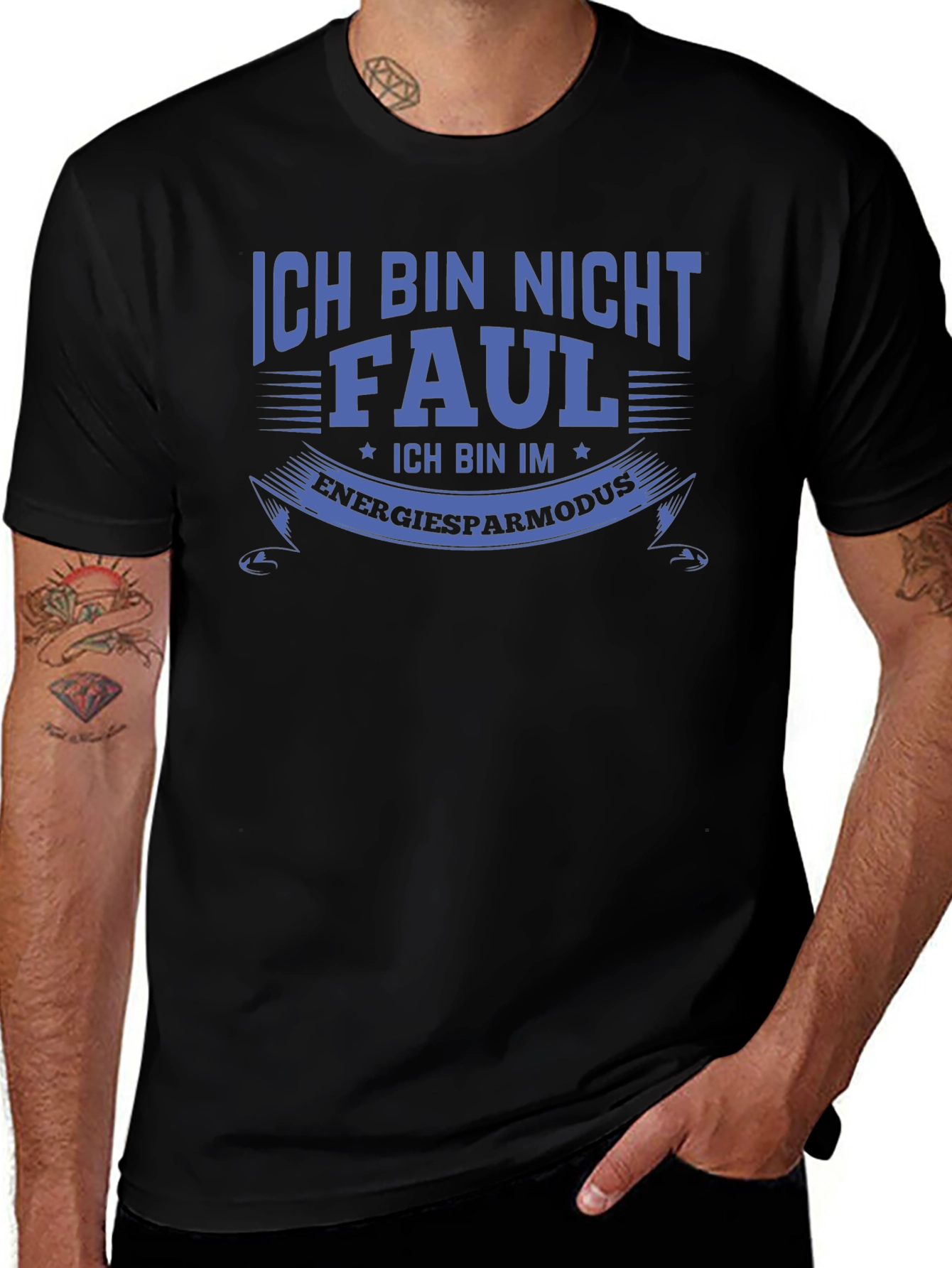 Ich Bin Nicht Faul T-Shirt - Energy Saving Mode