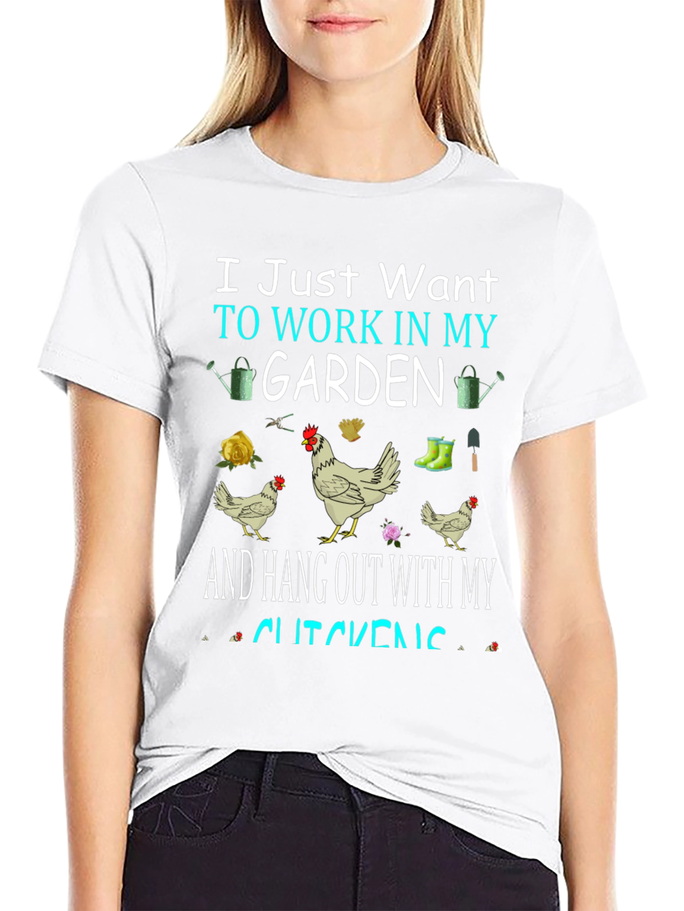 Gardening & Chicken Lover T-Shirt