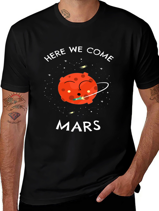Here We Come Mars Graphic T-Shirt