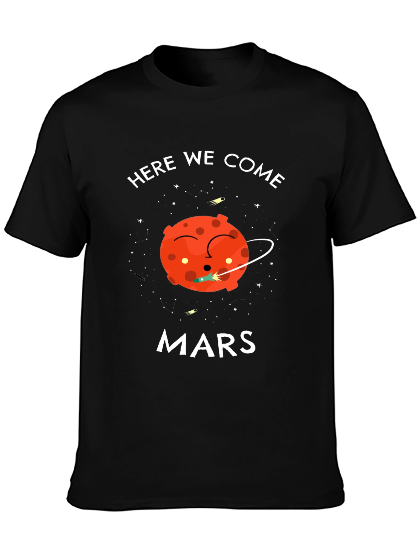Here We Come Mars Graphic T-Shirt
