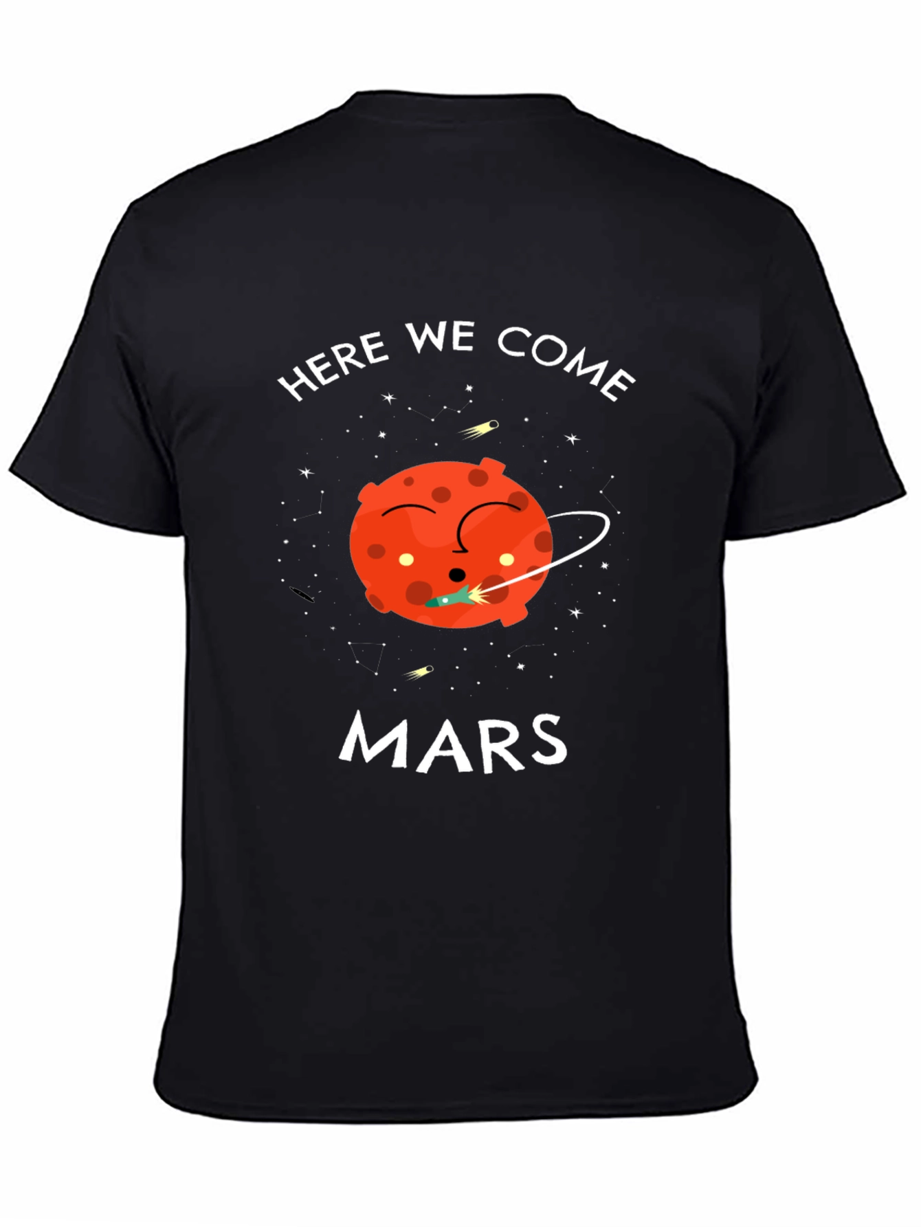 Here We Come Mars Graphic T-Shirt