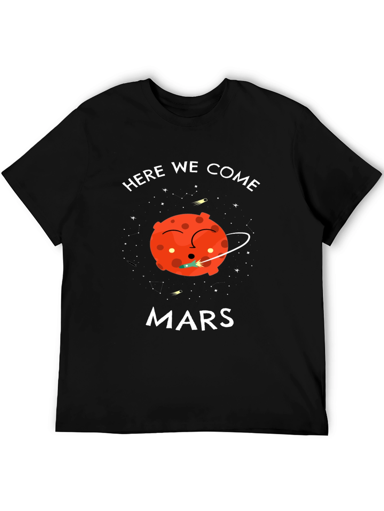 Here We Come Mars Graphic T-Shirt