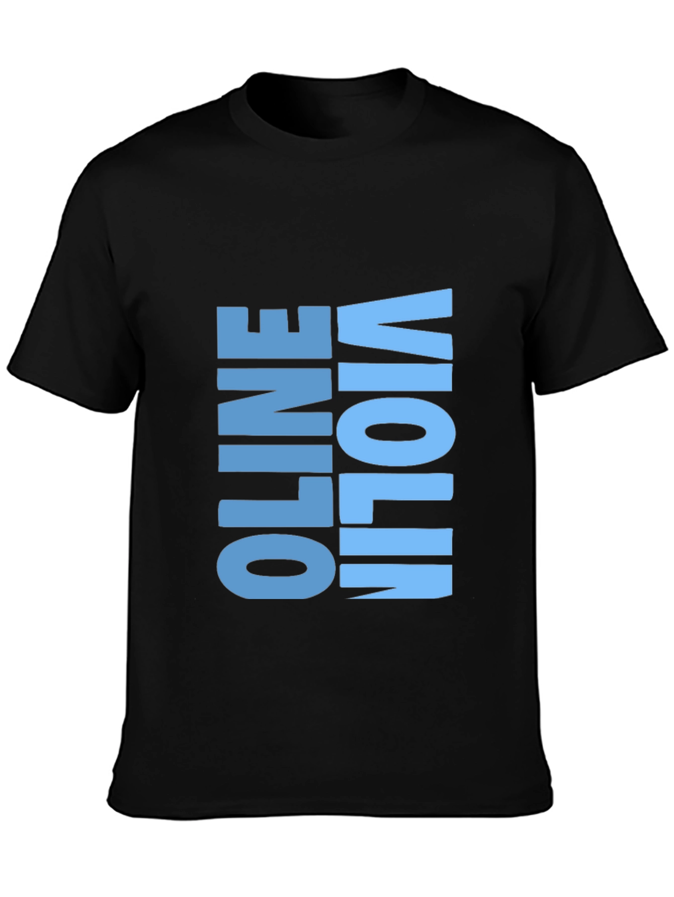 Online Violinist Black T-Shirt