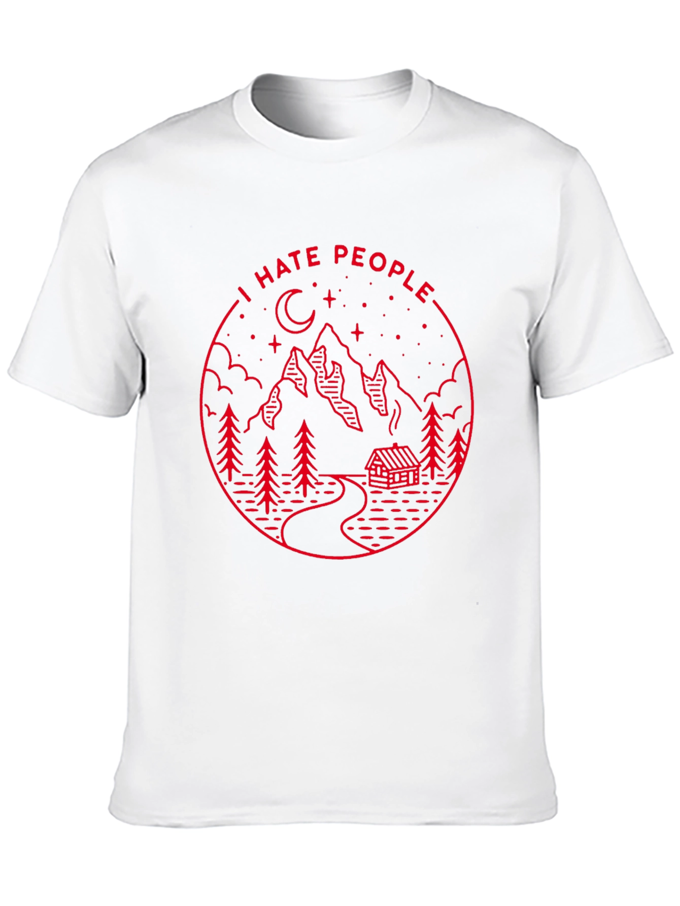 I Hate People Graphic Tee - Mountain Cabin Design