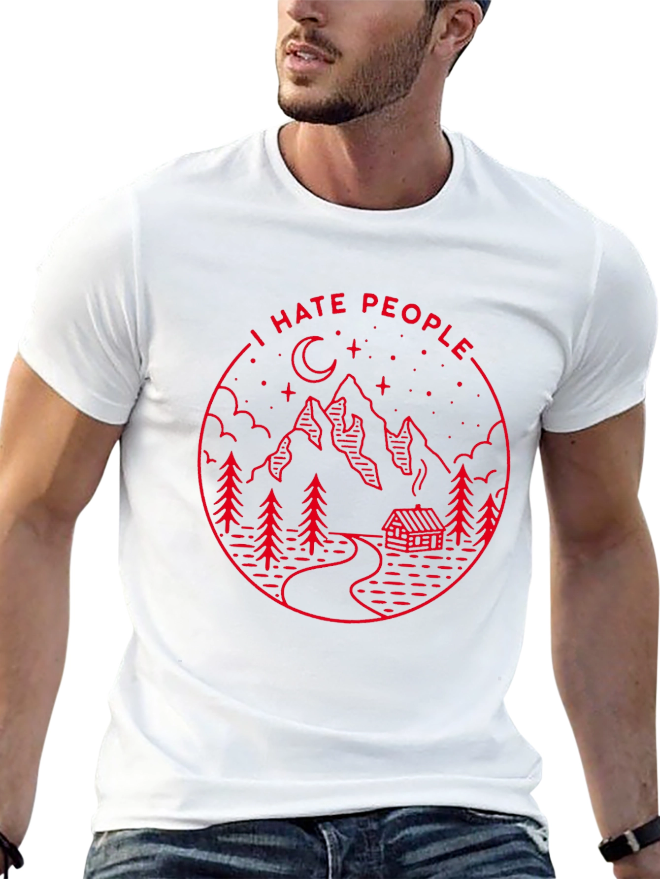I Hate People Graphic Tee - Mountain Cabin Design