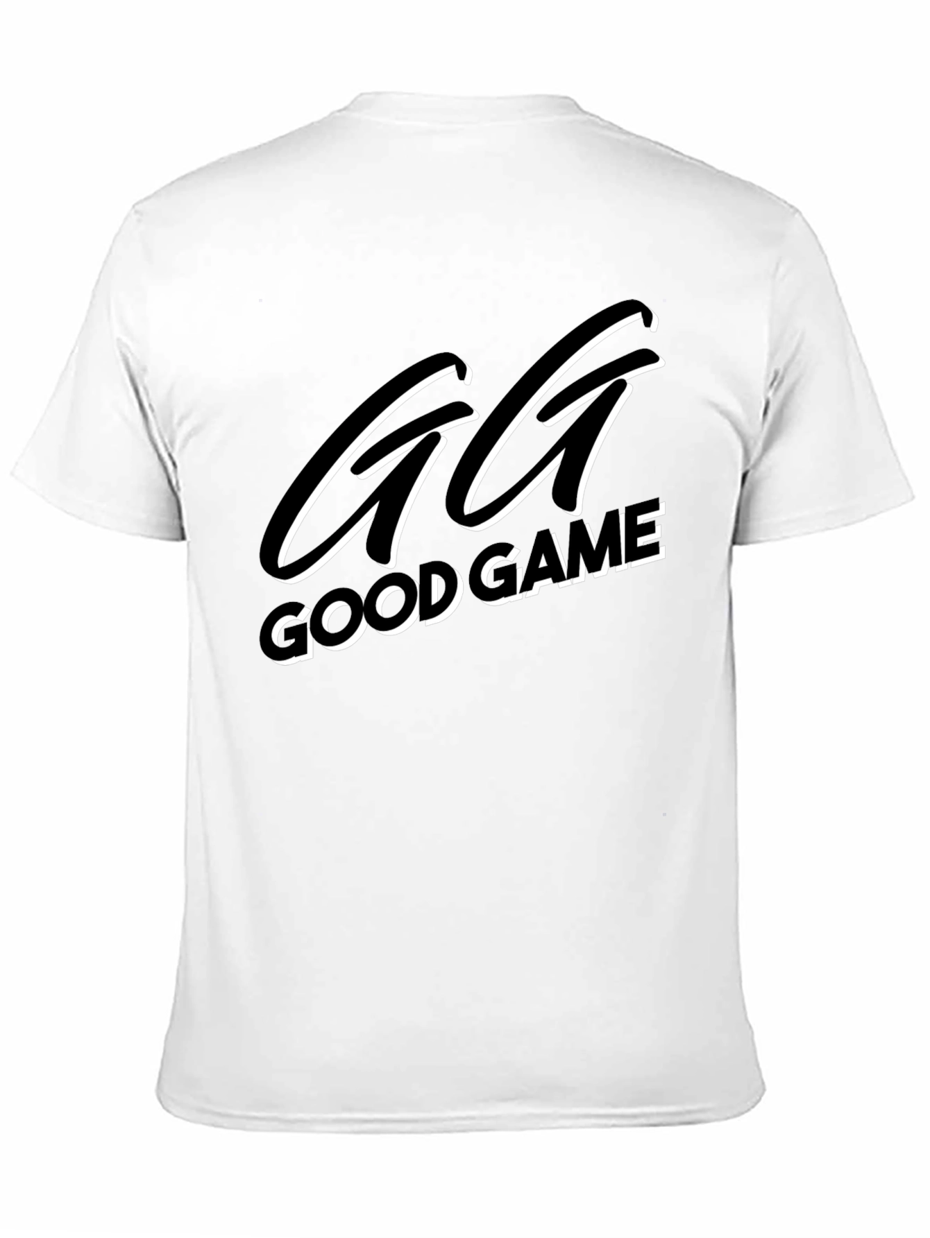 GG Good Game Black Graphic T-Shirt