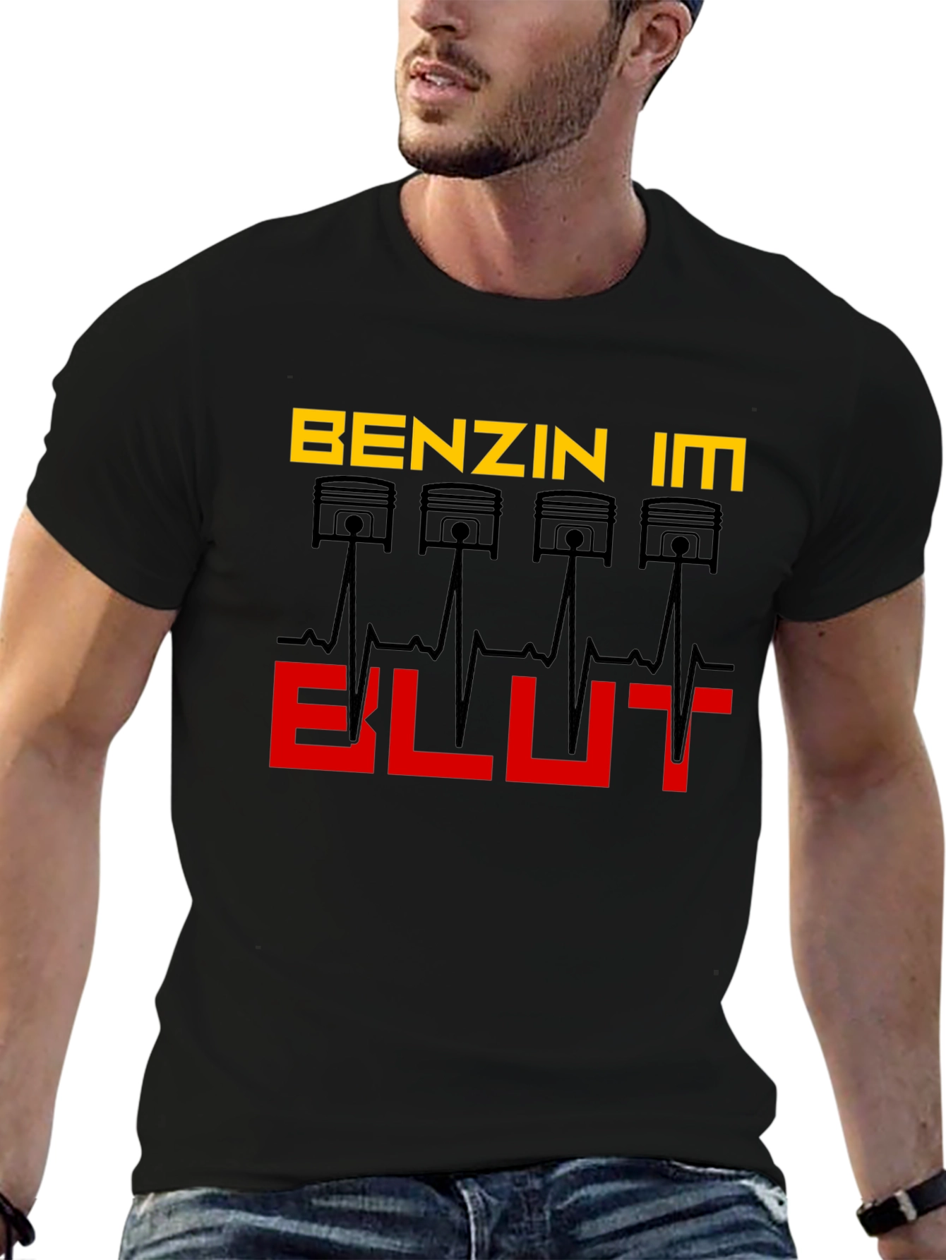 Benzin Im Blut T-Shirt - Automotive Enthusiast Tee