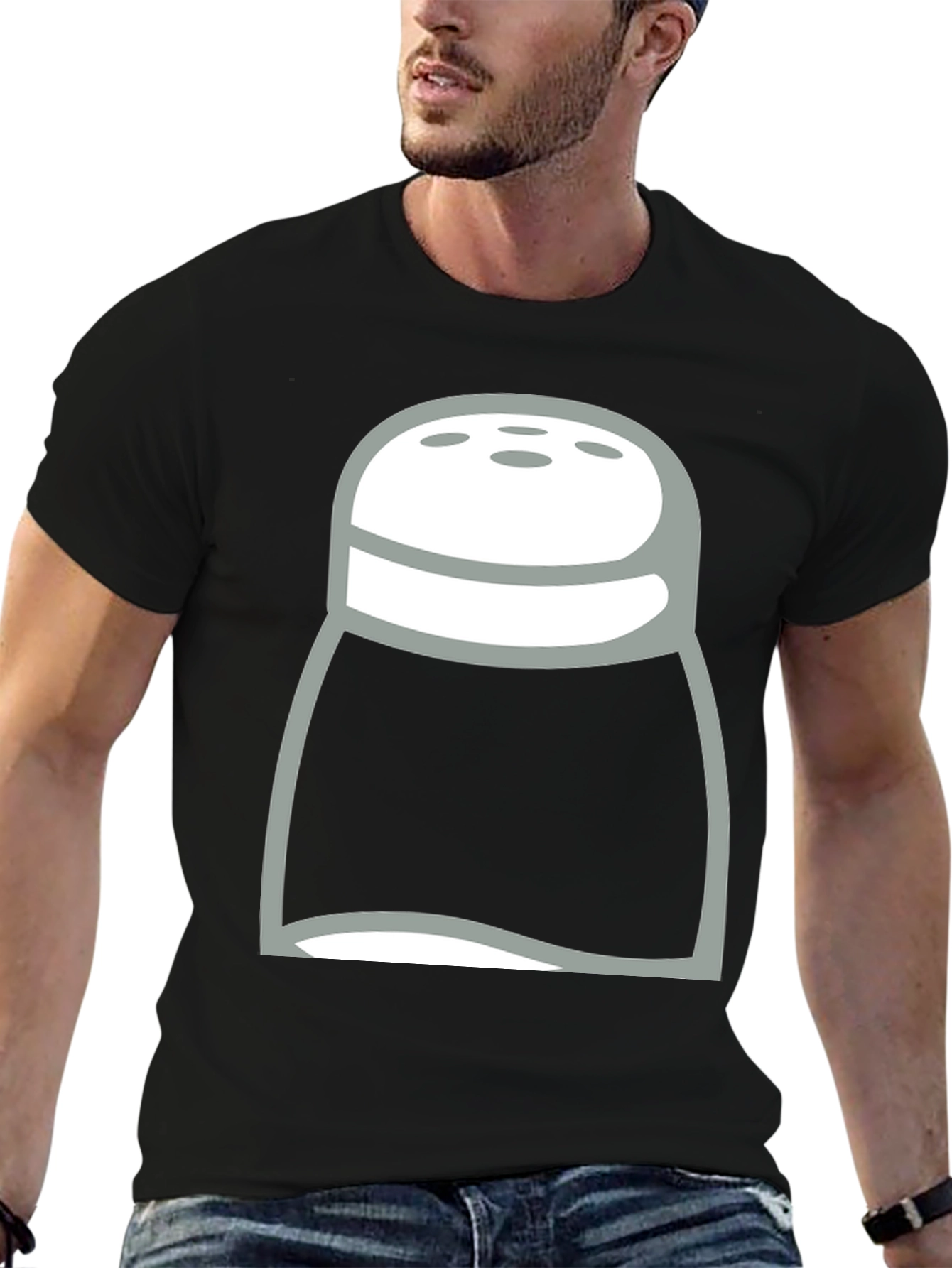 Salt Shaker Graphic T-Shirt - Novelty Tee