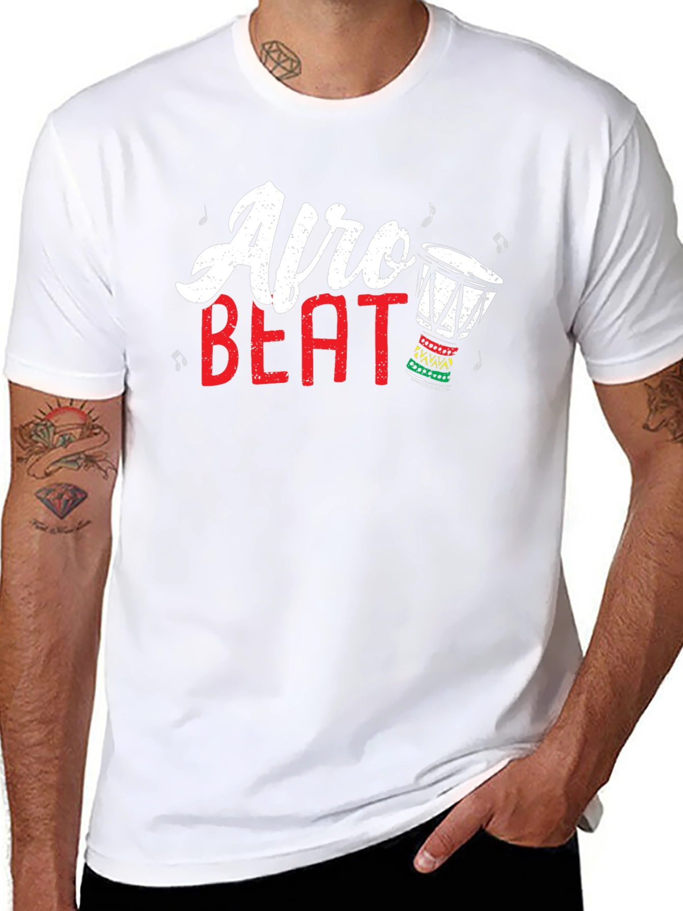 Afro Beat Graphic Tee - Stylish Music T-Shirt