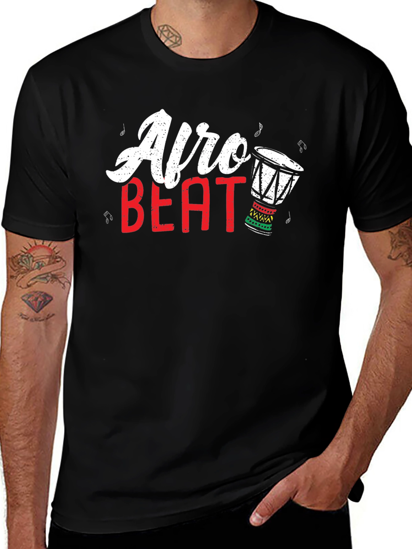 Afro Beat Graphic Tee - Stylish Music T-Shirt