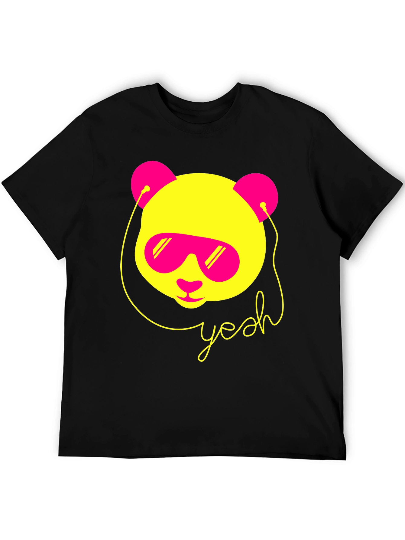 Cool Panda Graphic Tee - Yeah Design