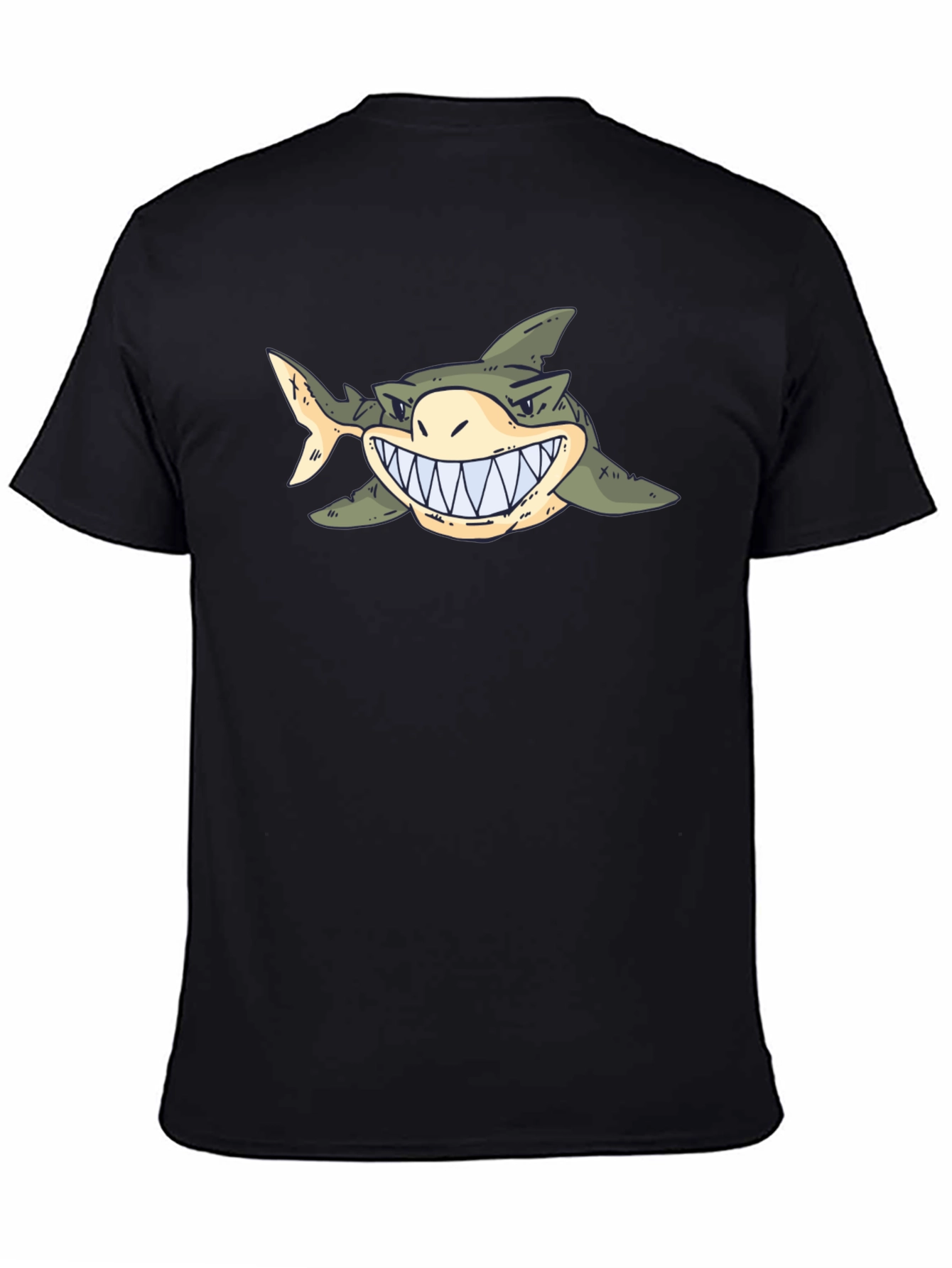 Shark Graphic Tee - Cartoon Sea Predator T-Shirt