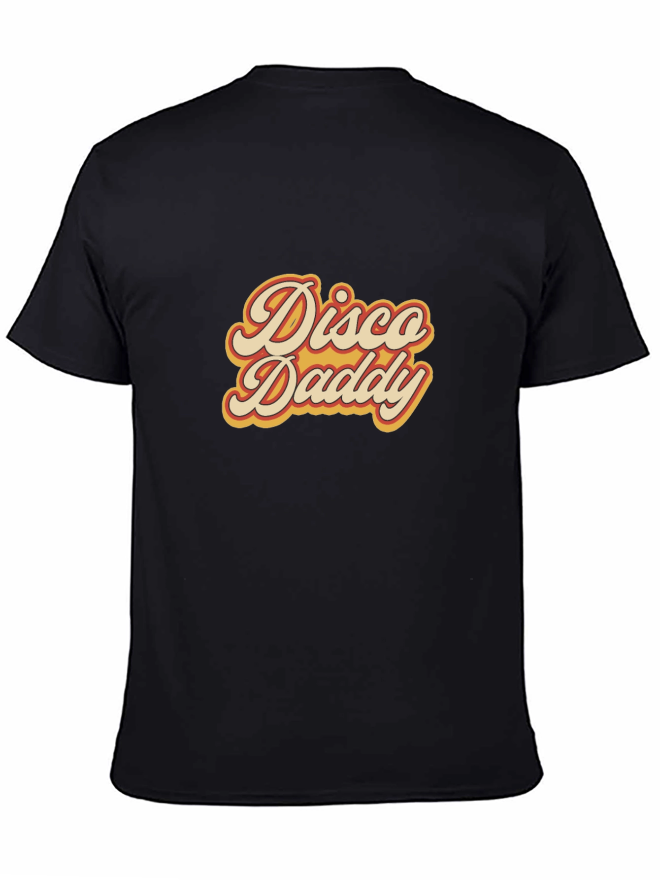 Disco Daddy Retro Graphic Tee - Black