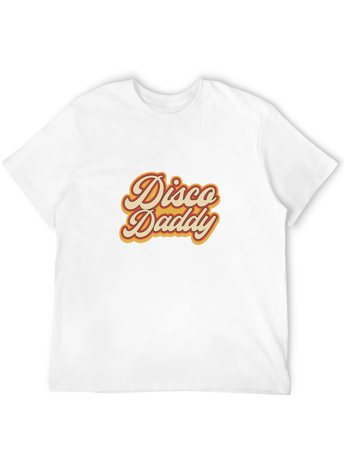 Disco Daddy Retro Graphic Tee - Black