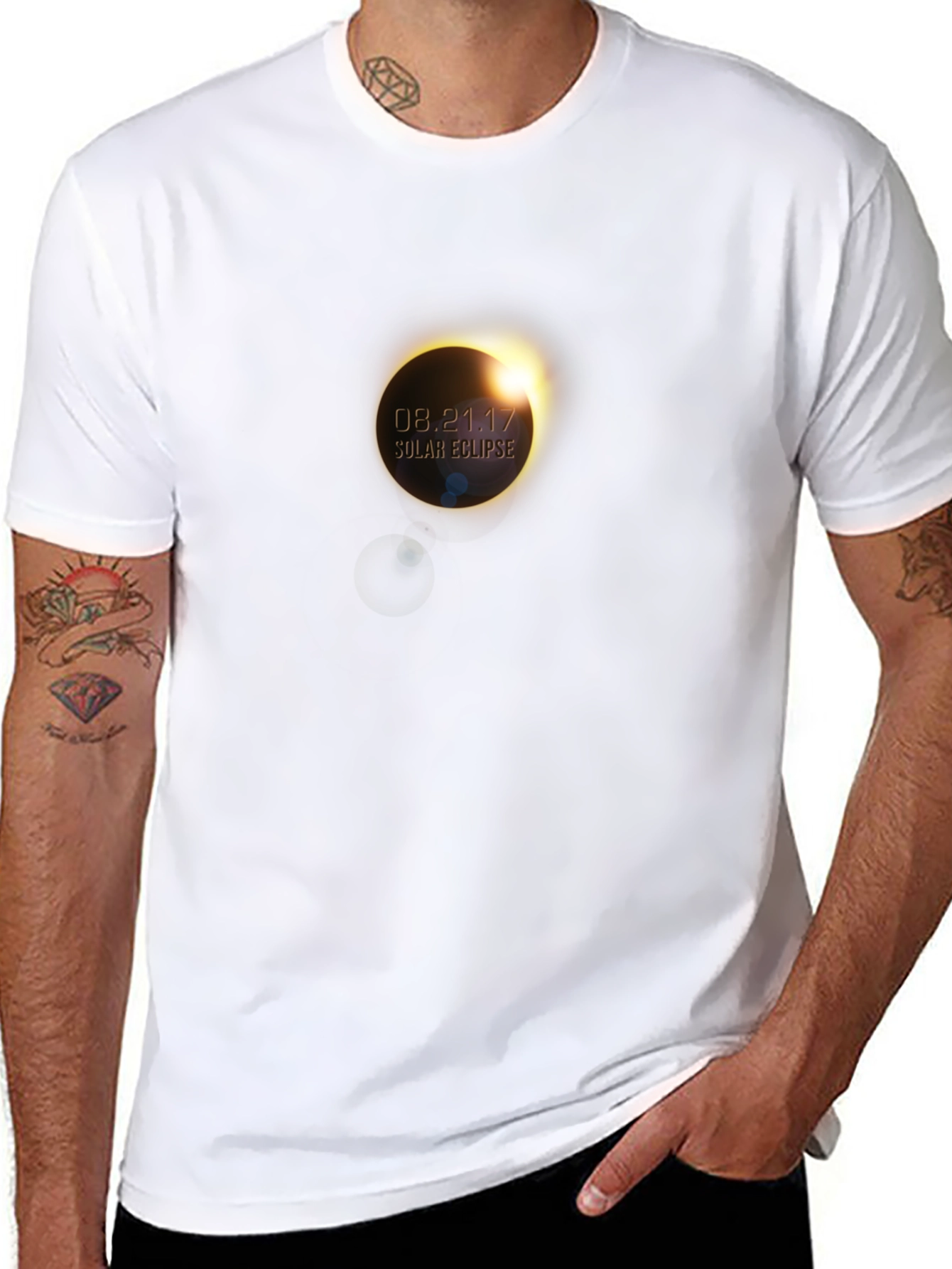 Solar Eclipse 08.21.17 Black T-Shirt