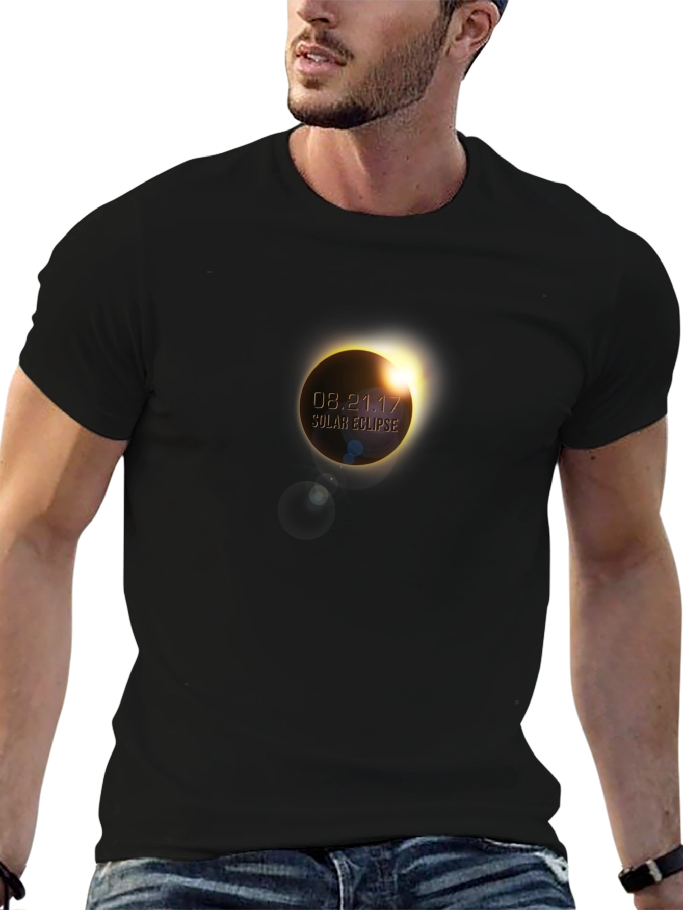 Solar Eclipse 08.21.17 Black T-Shirt