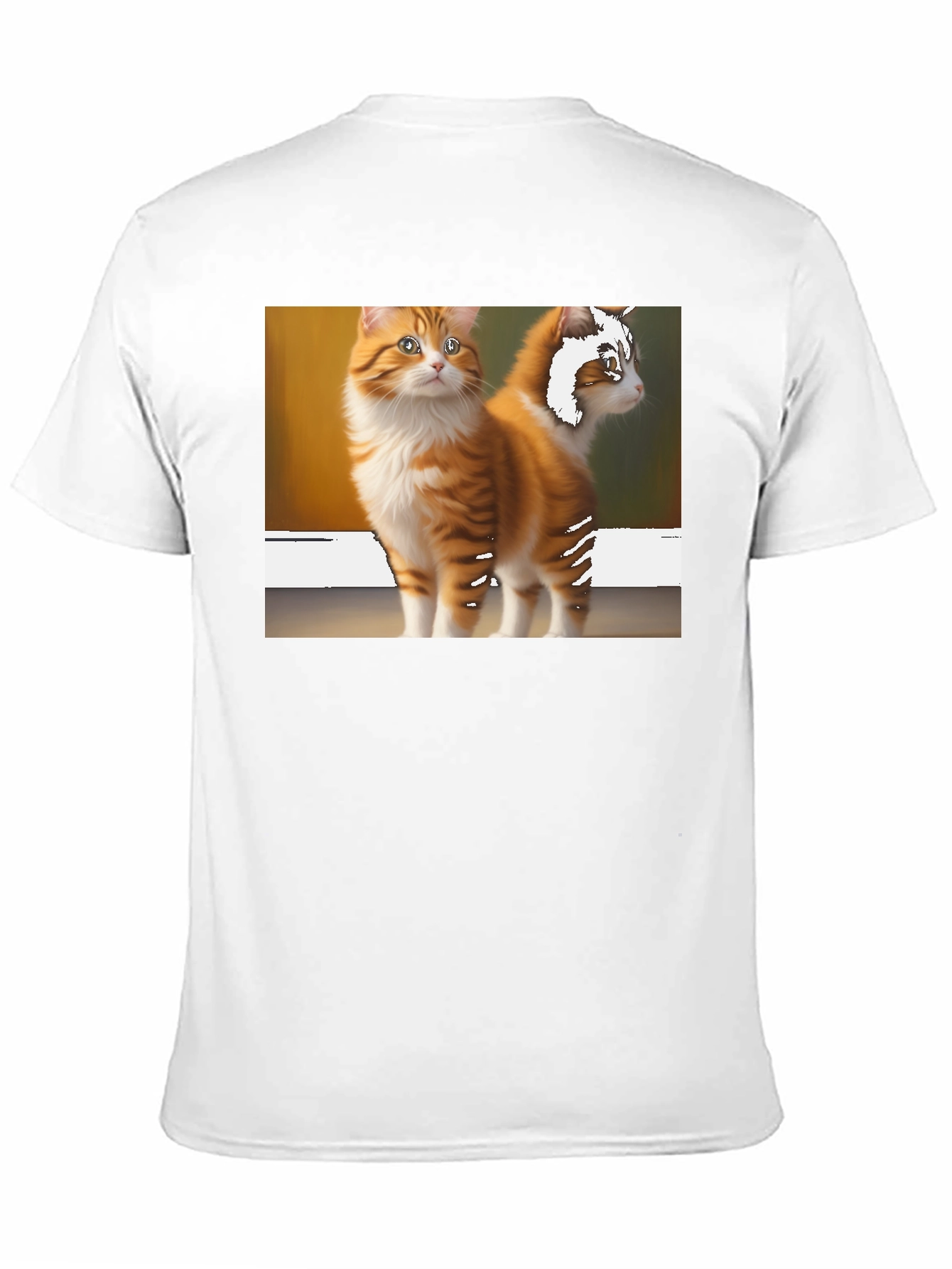 Cat Graphic Tee - Mens Black T-Shirt