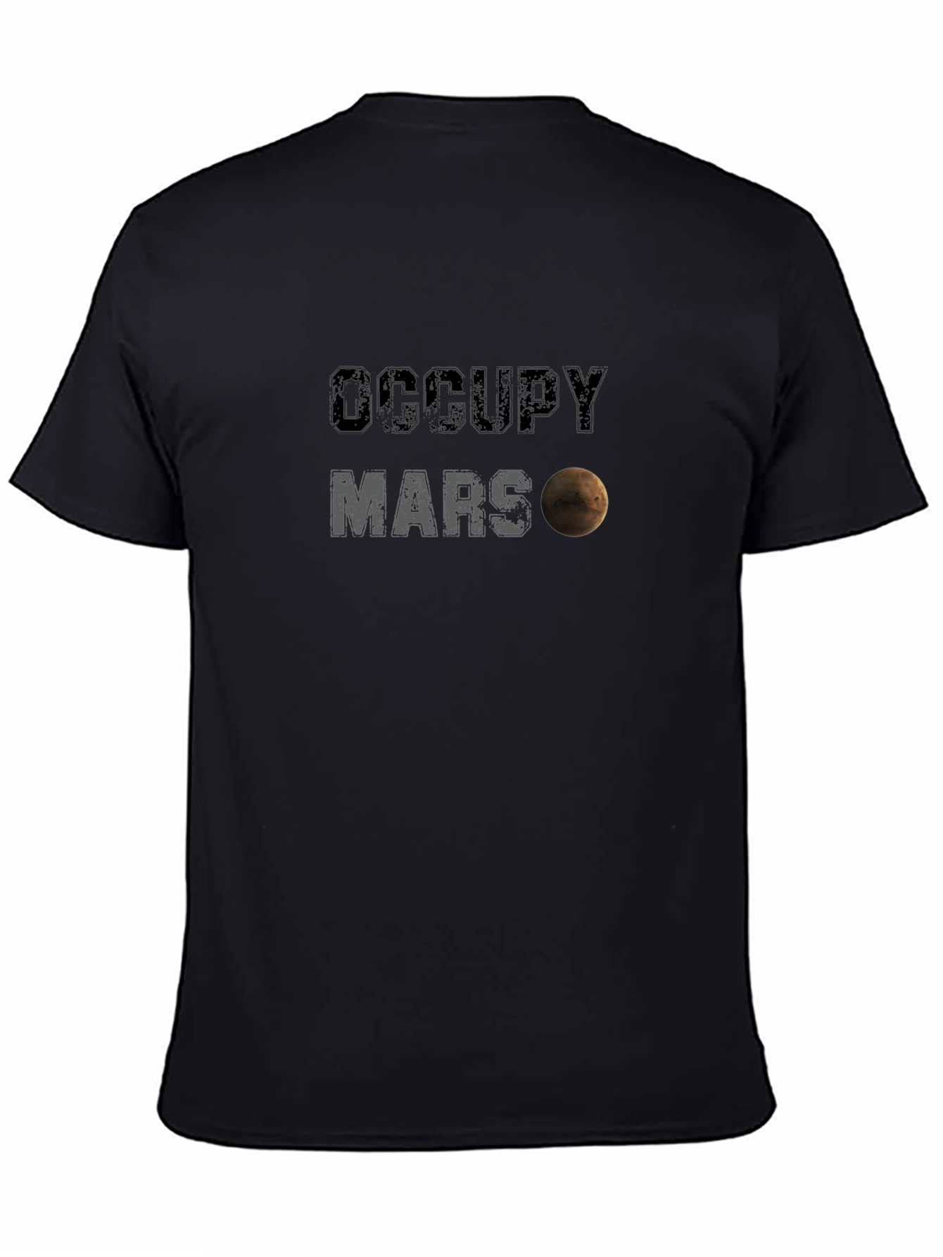 Occupy Mars Graphic T-Shirt - Space Exploration Tee