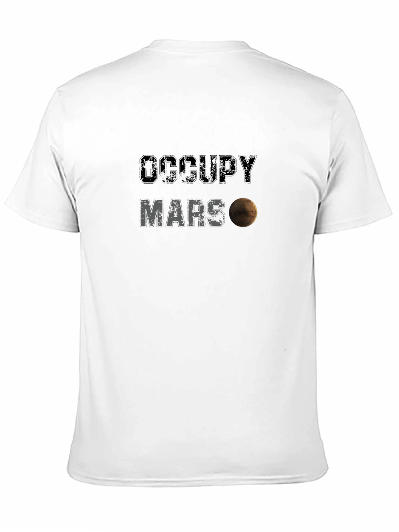 Occupy Mars Graphic T-Shirt - Space Exploration Tee