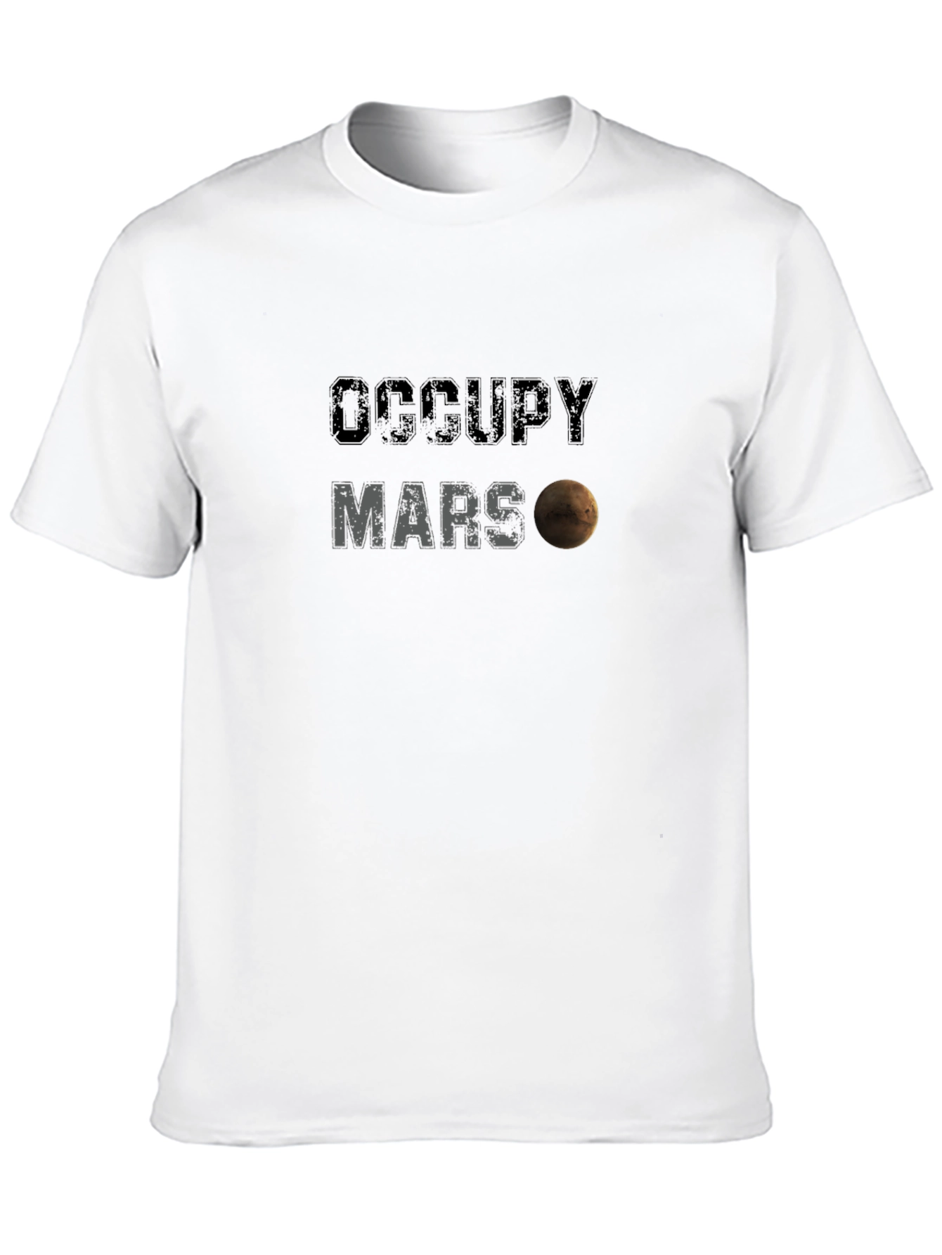 Occupy Mars Graphic T-Shirt - Space Exploration Tee