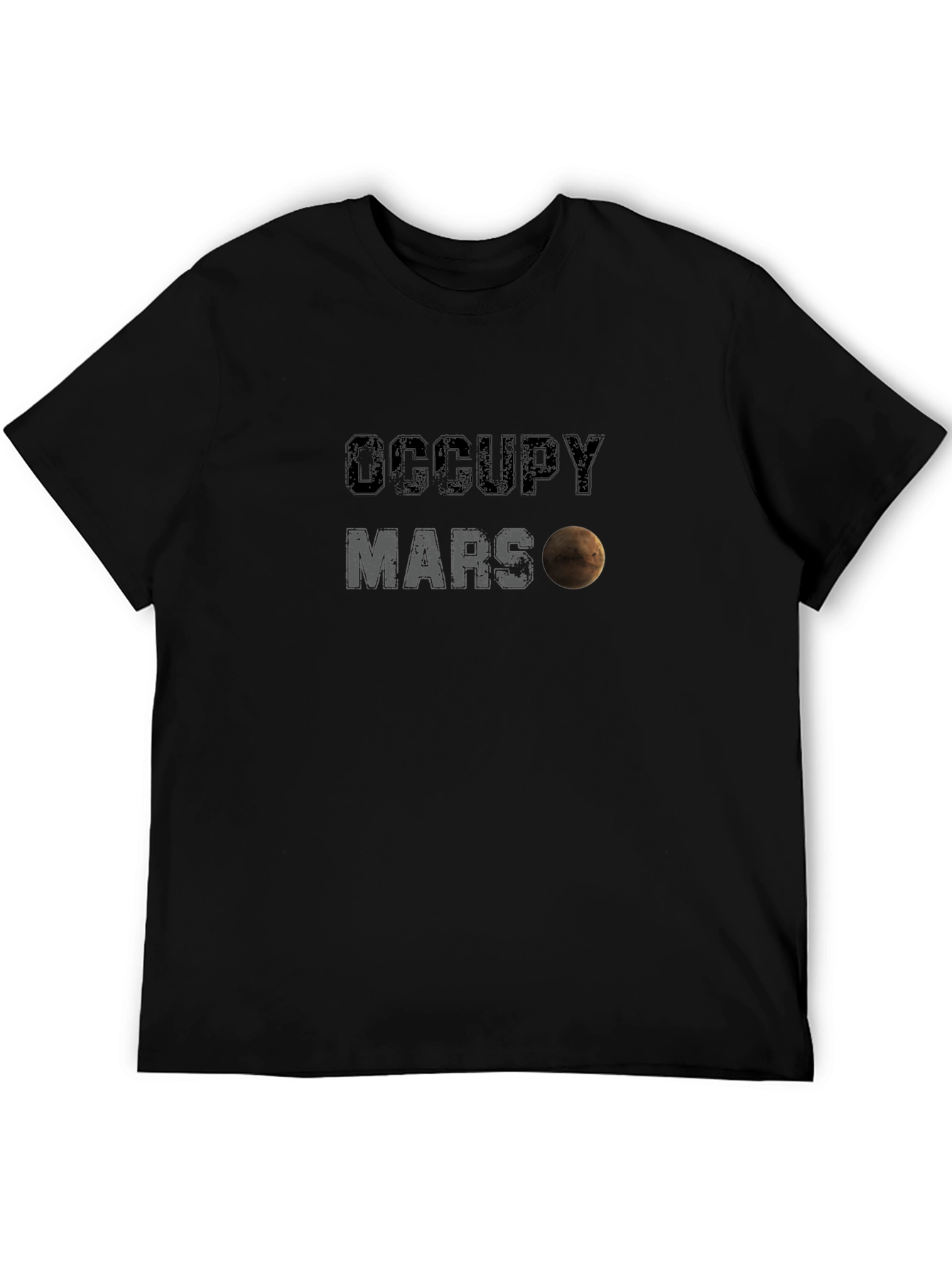 Occupy Mars Graphic T-Shirt - Space Exploration Tee