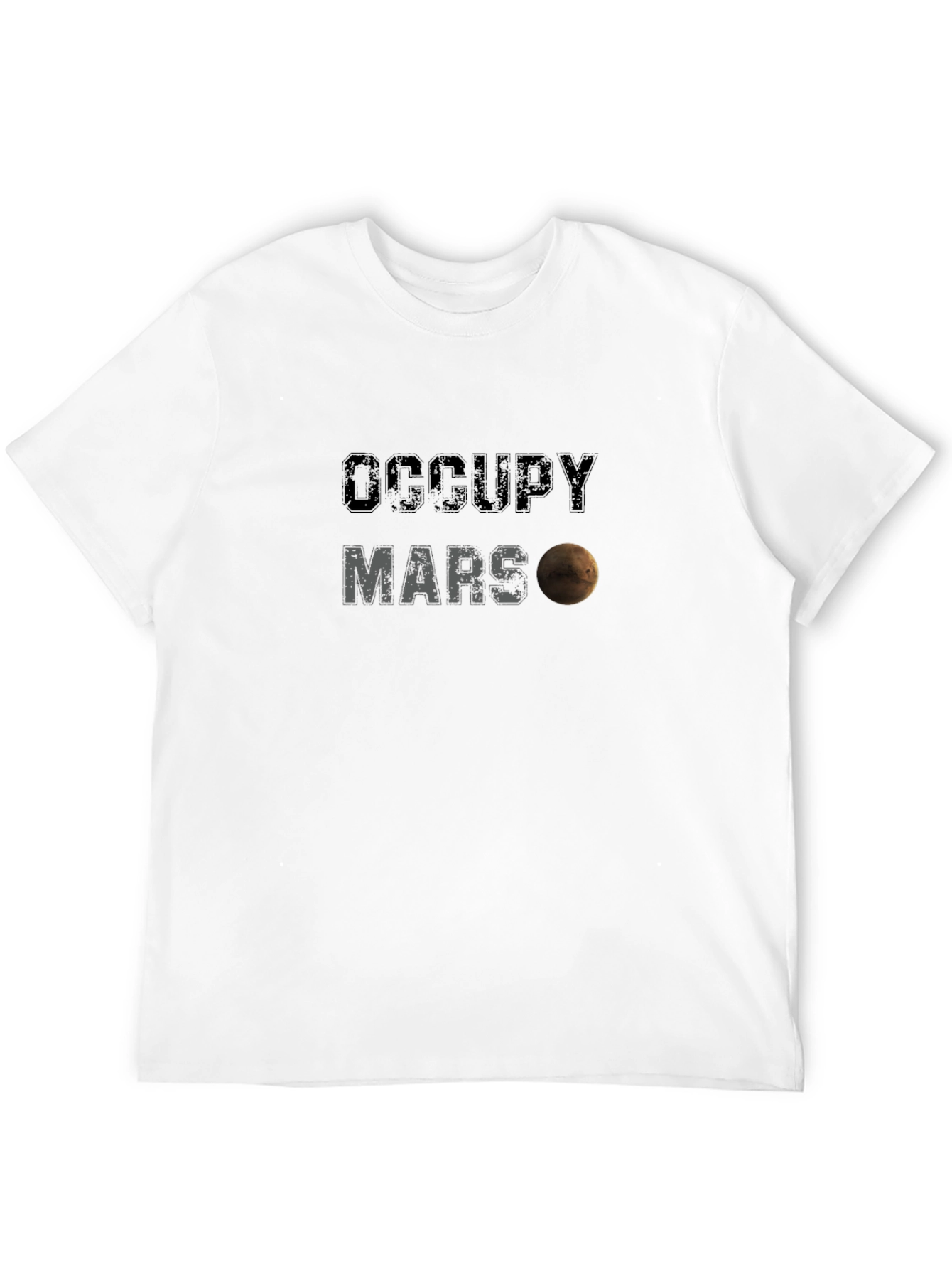 Occupy Mars Graphic T-Shirt - Space Exploration Tee