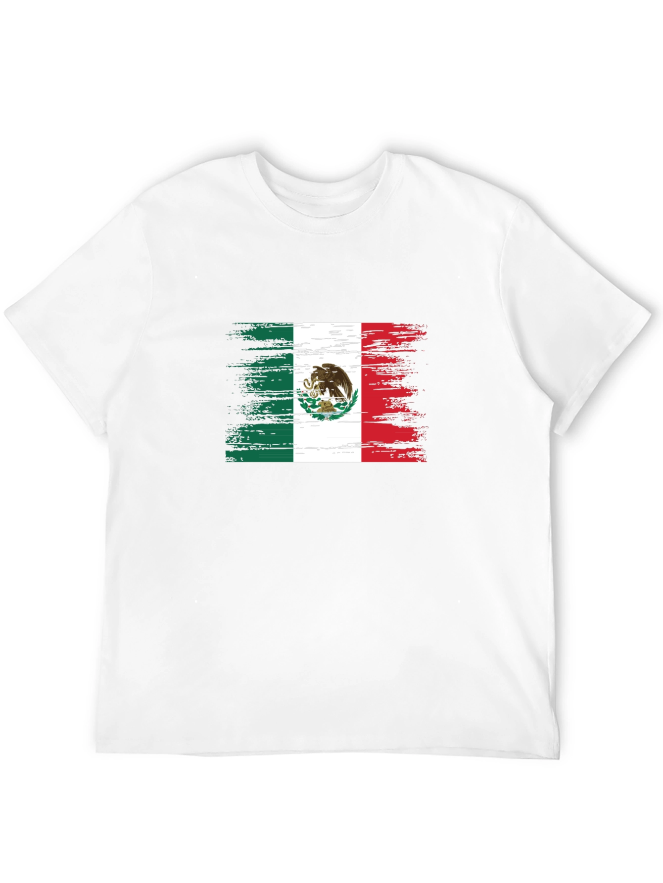 Mexico Flag T-Shirt - Distressed Graphic Tee