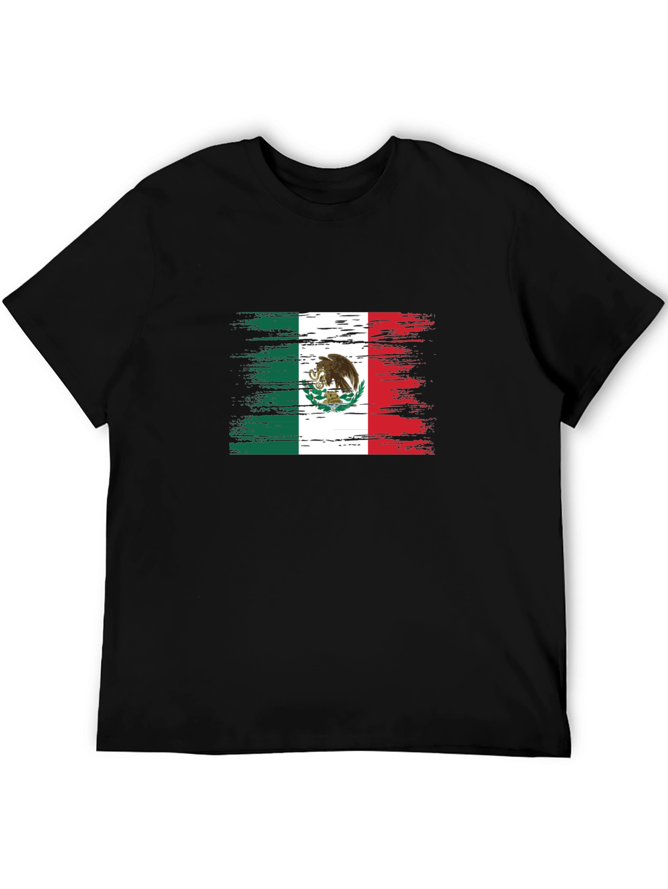 Mexico Flag T-Shirt - Distressed Graphic Tee