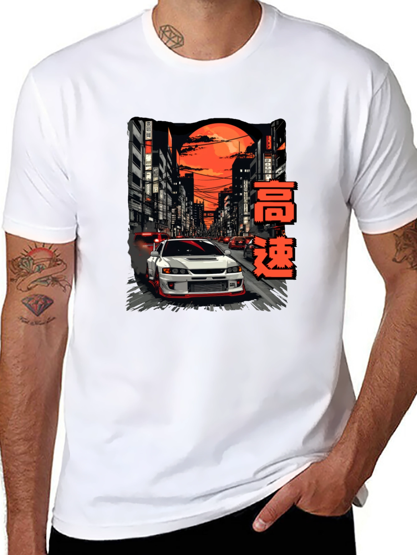 High Speed Car Graphic Tee