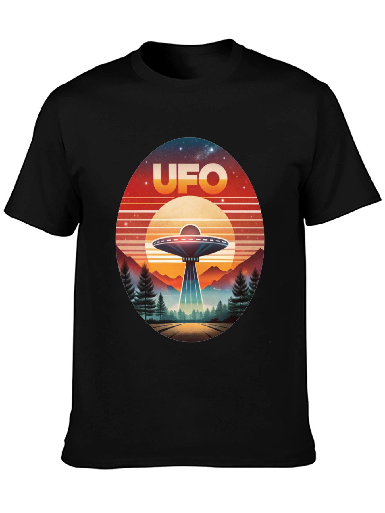 Retro UFO T-Shirt - Sci-Fi Graphic Tee
