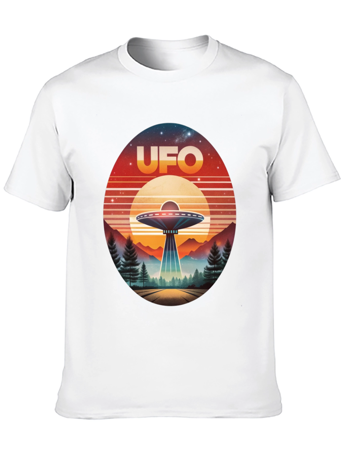 Retro UFO T-Shirt - Sci-Fi Graphic Tee