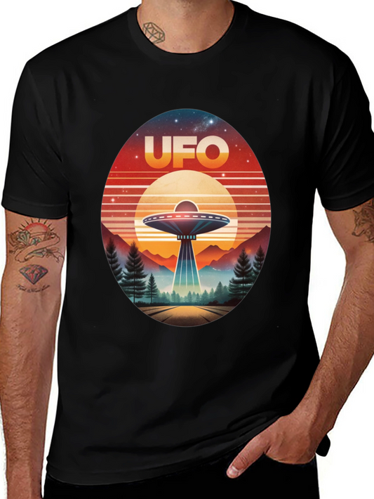 Retro UFO T-Shirt - Sci-Fi Graphic Tee