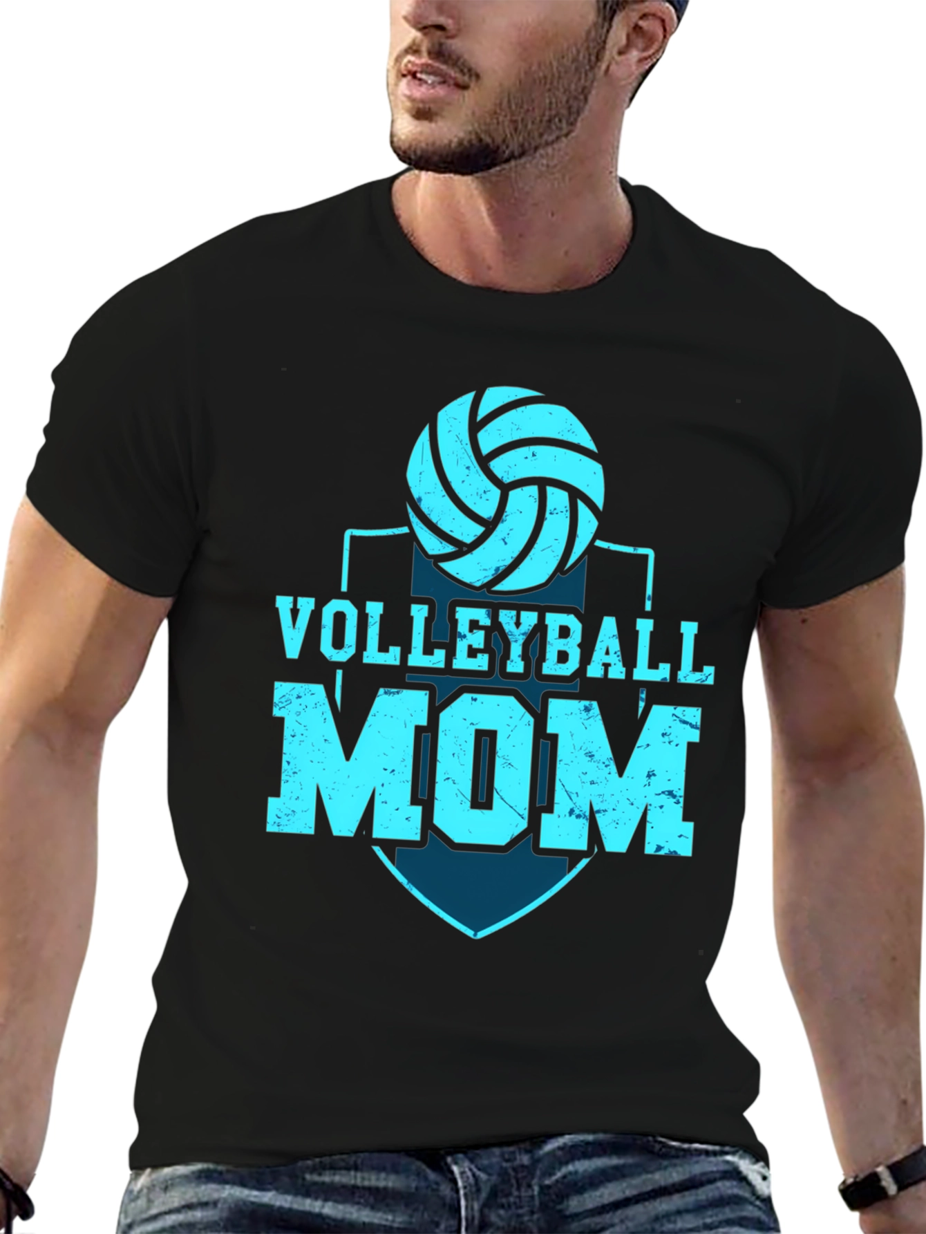 Volleyball Mom Graphic T-Shirt - Sporty & Stylish