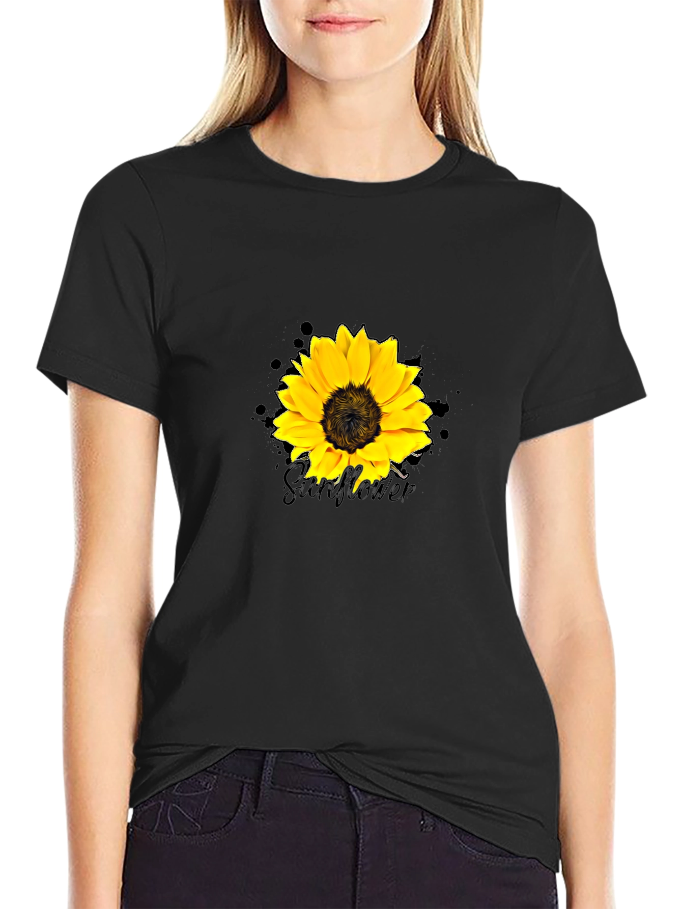 Sunflower Graphic Tee - Trendy Casual Wear