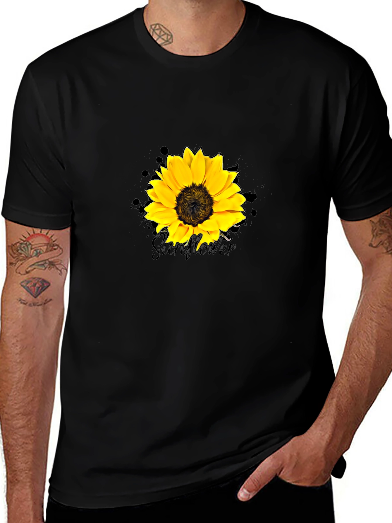 Sunflower Graphic Tee - Trendy Casual Wear