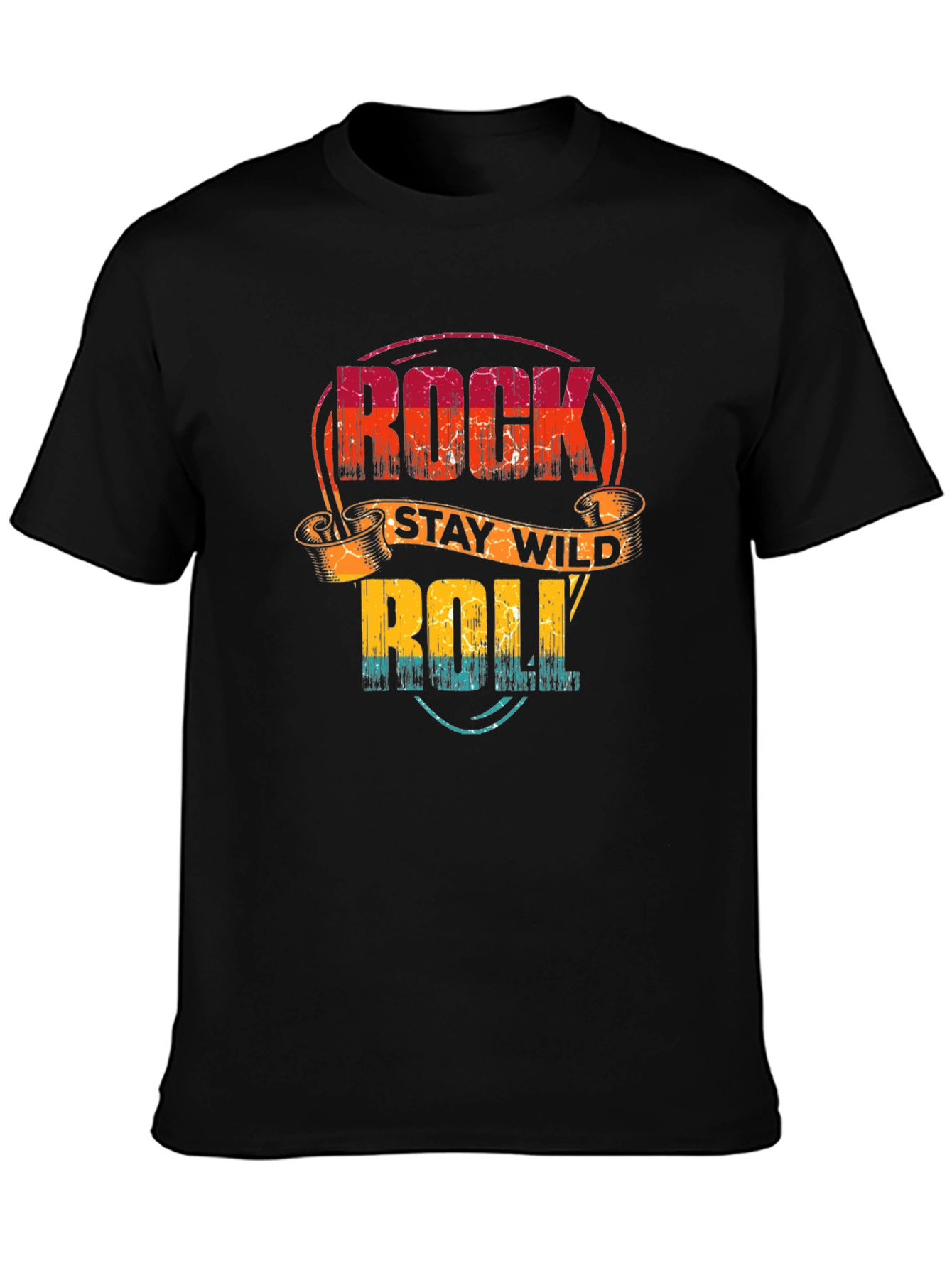 Rock Stay Wild Roll Graphic Tee