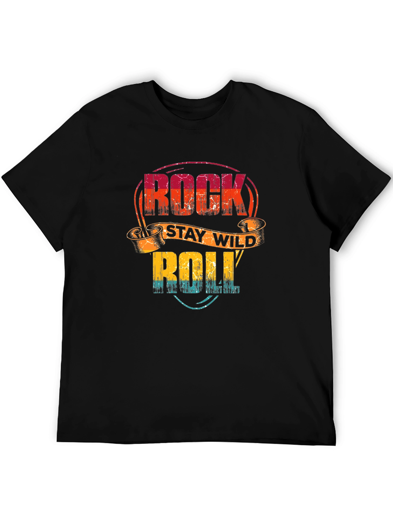 Rock Stay Wild Roll Graphic Tee