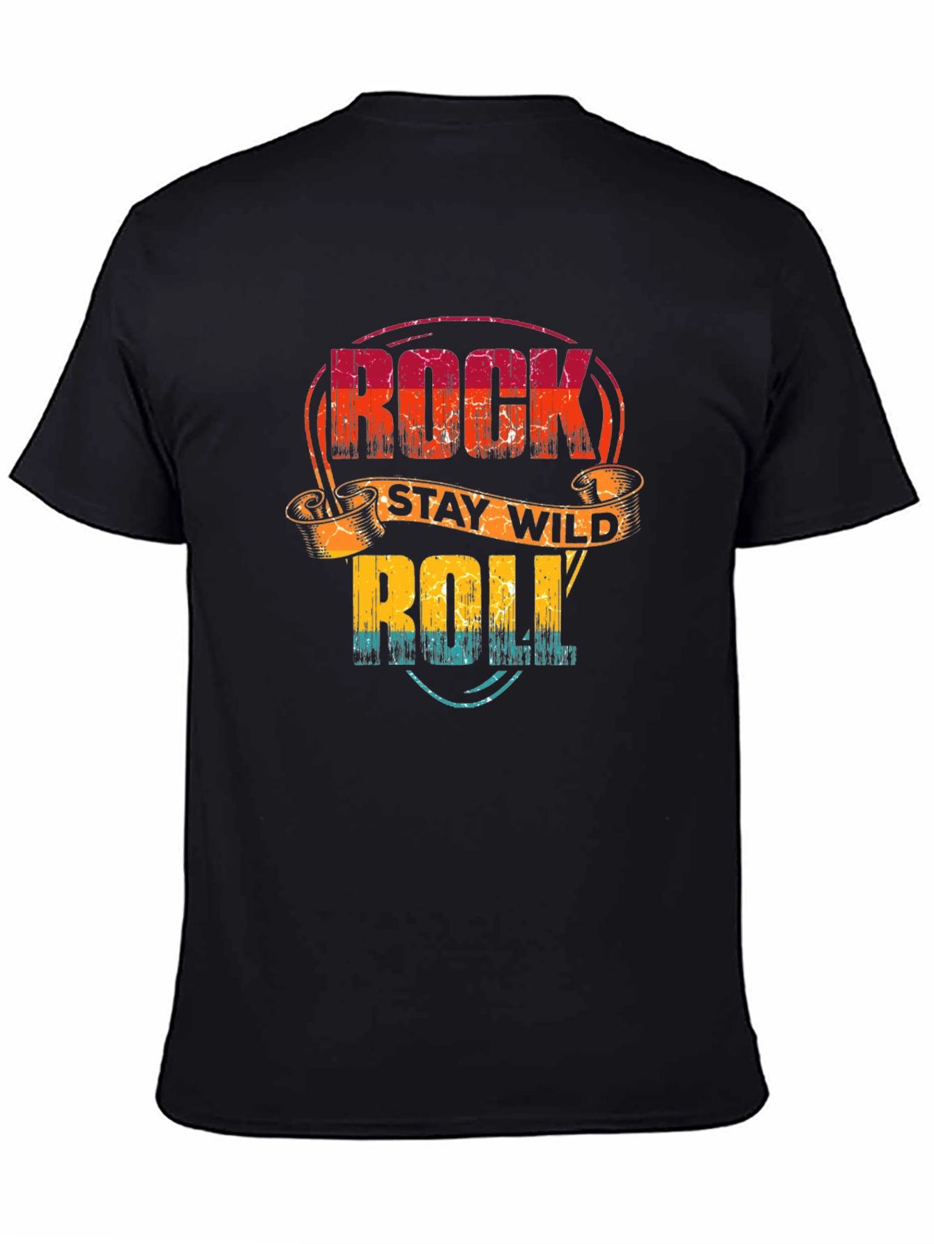 Rock Stay Wild Roll Graphic Tee