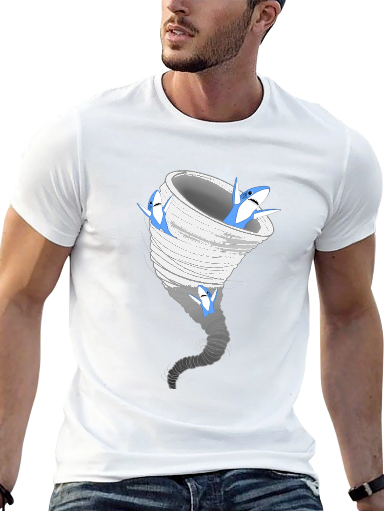 Sharknado T-Shirt - Funny Tornado Graphic Tee
