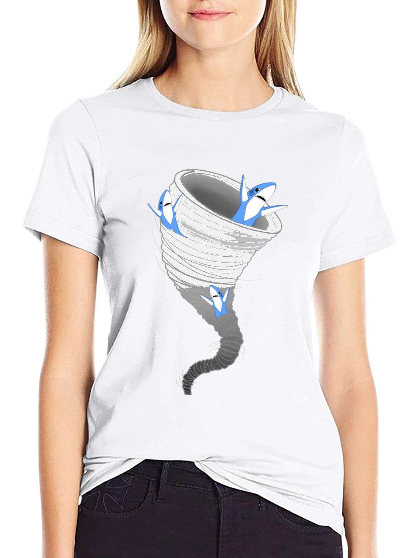 Sharknado T-Shirt - Funny Tornado Graphic Tee