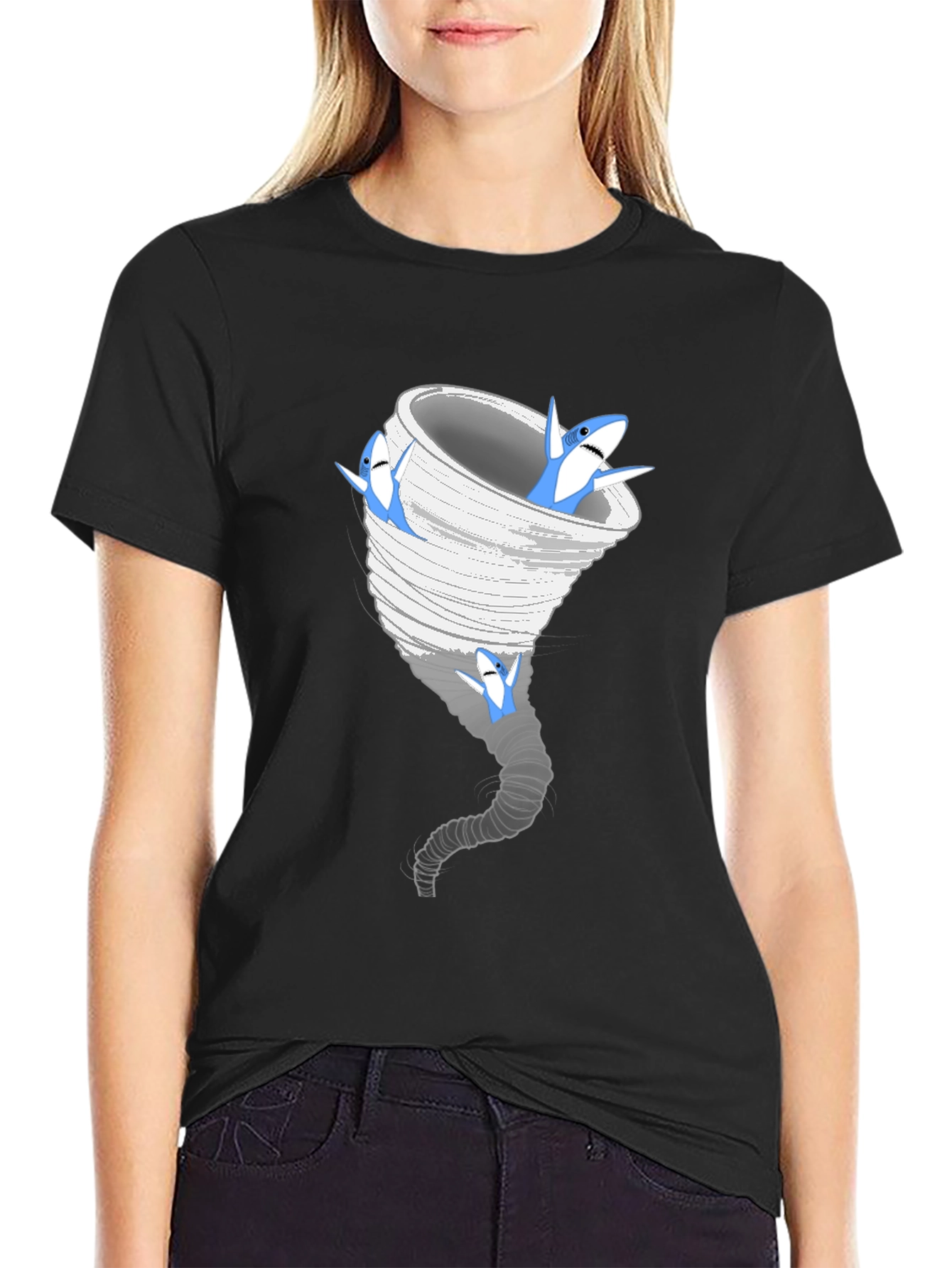 Sharknado T-Shirt - Funny Tornado Graphic Tee