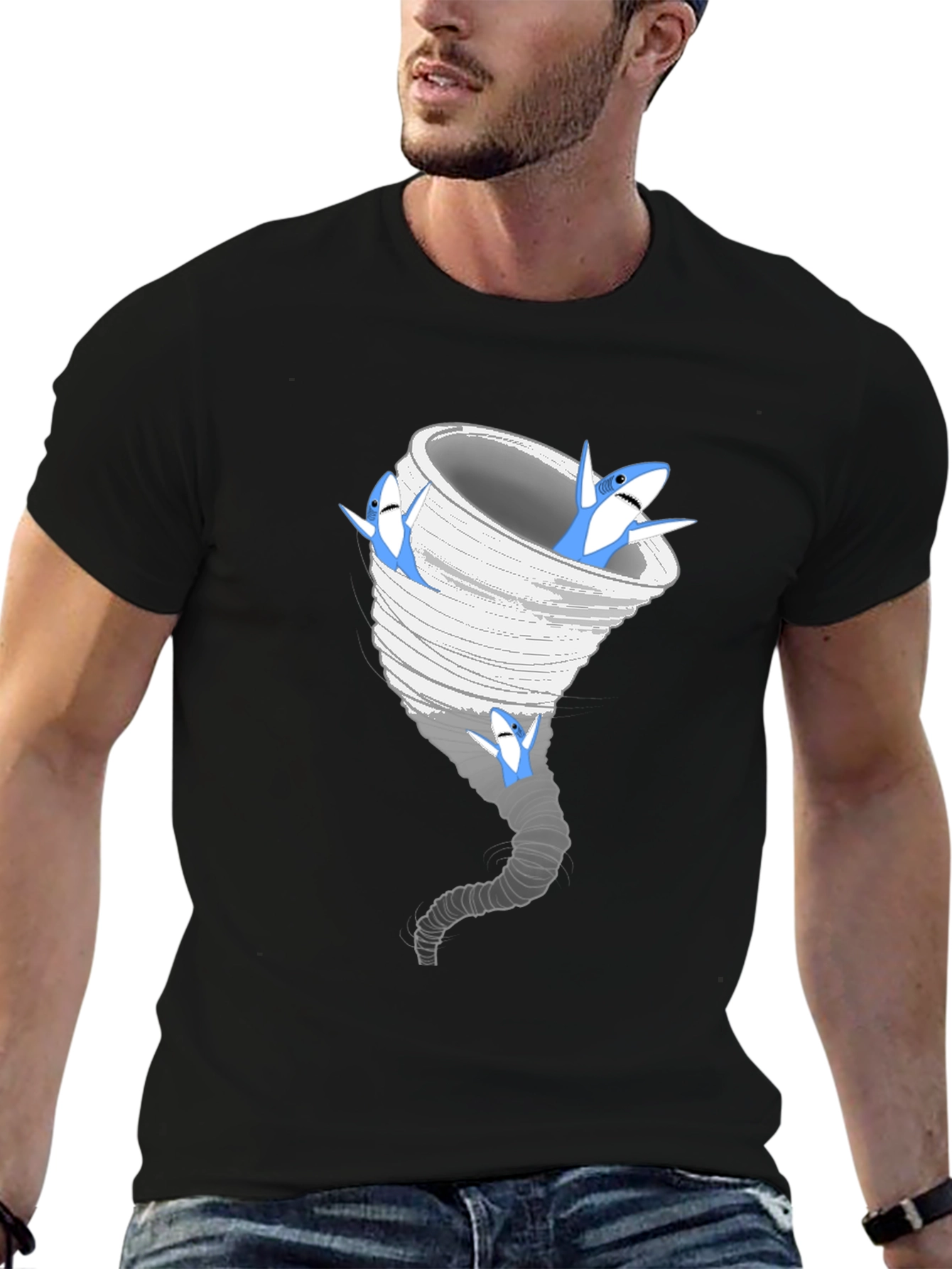 Sharknado T-Shirt - Funny Tornado Graphic Tee