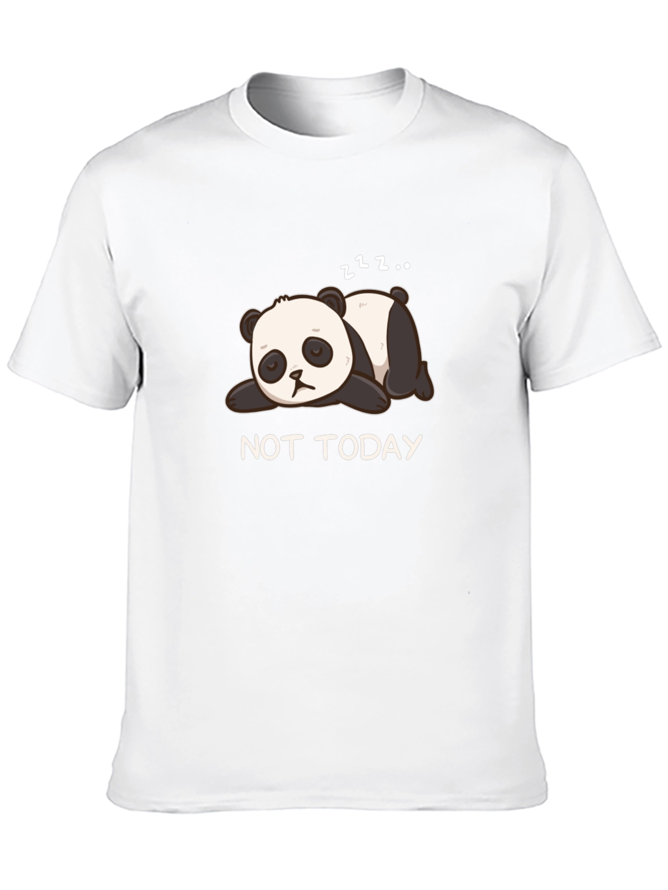 Not Today Panda T-Shirt - Cute and Comfortable