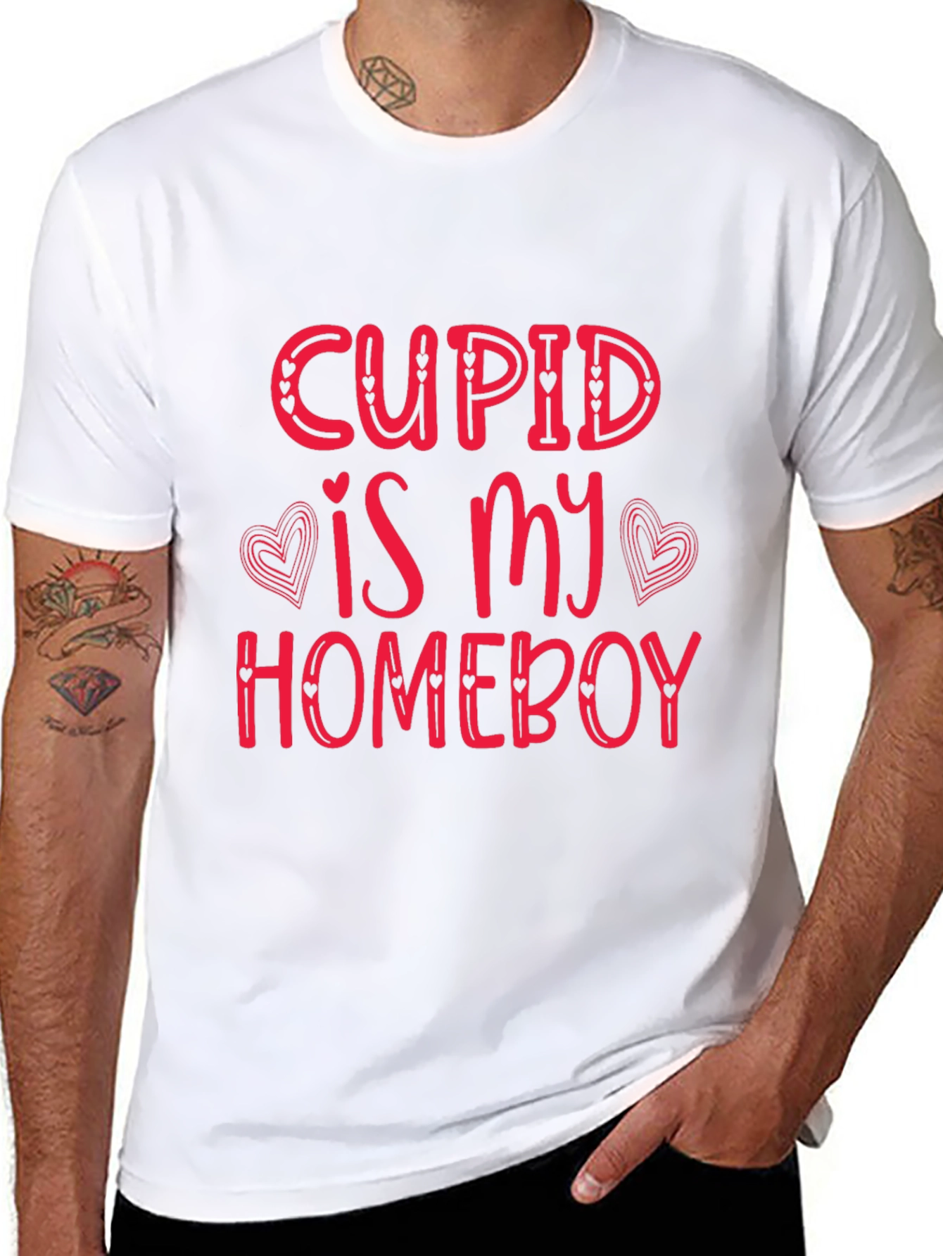 Cupid is My Homeboy Valentines Day T-Shirt