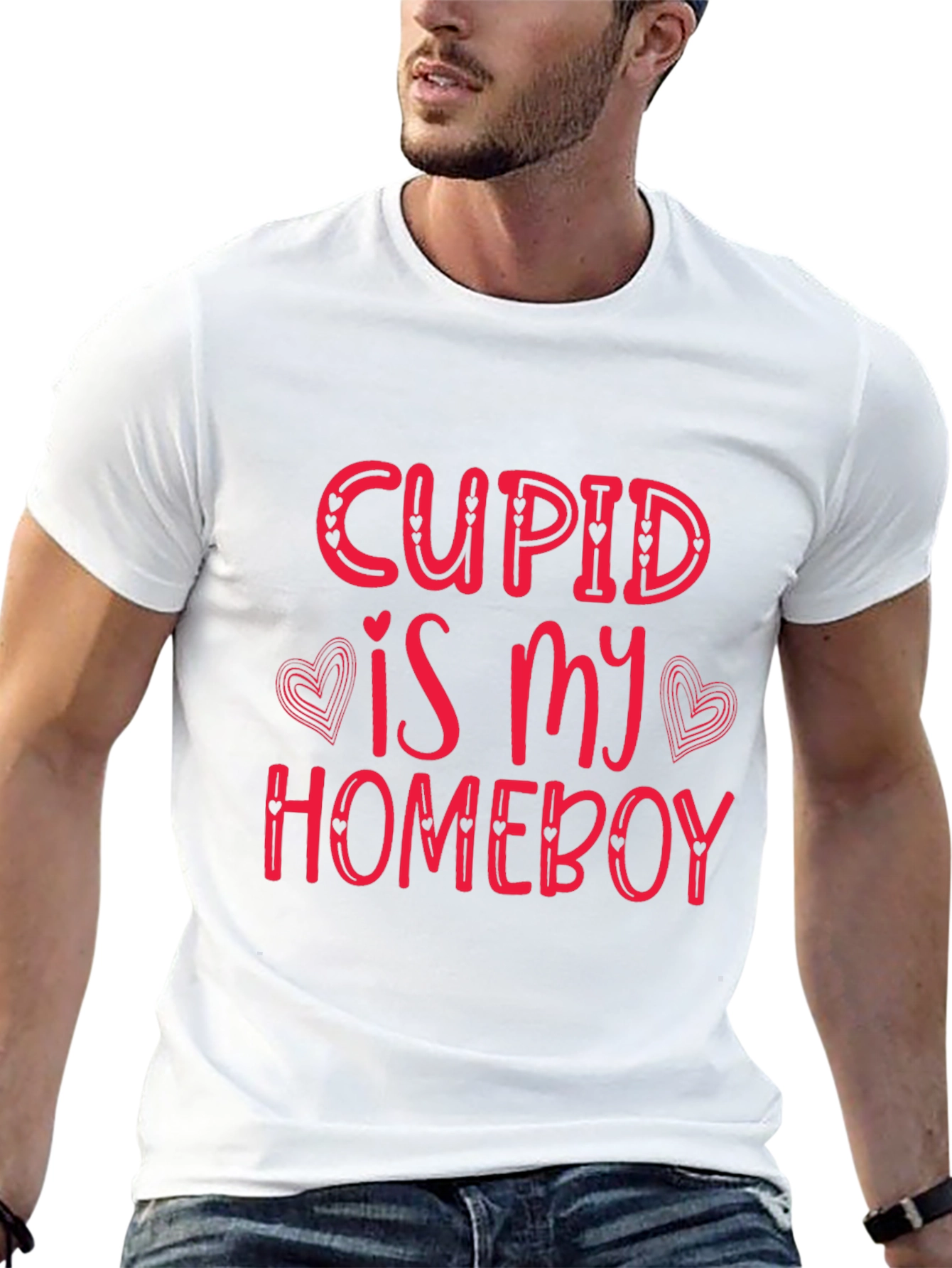 Cupid is My Homeboy Valentines Day T-Shirt