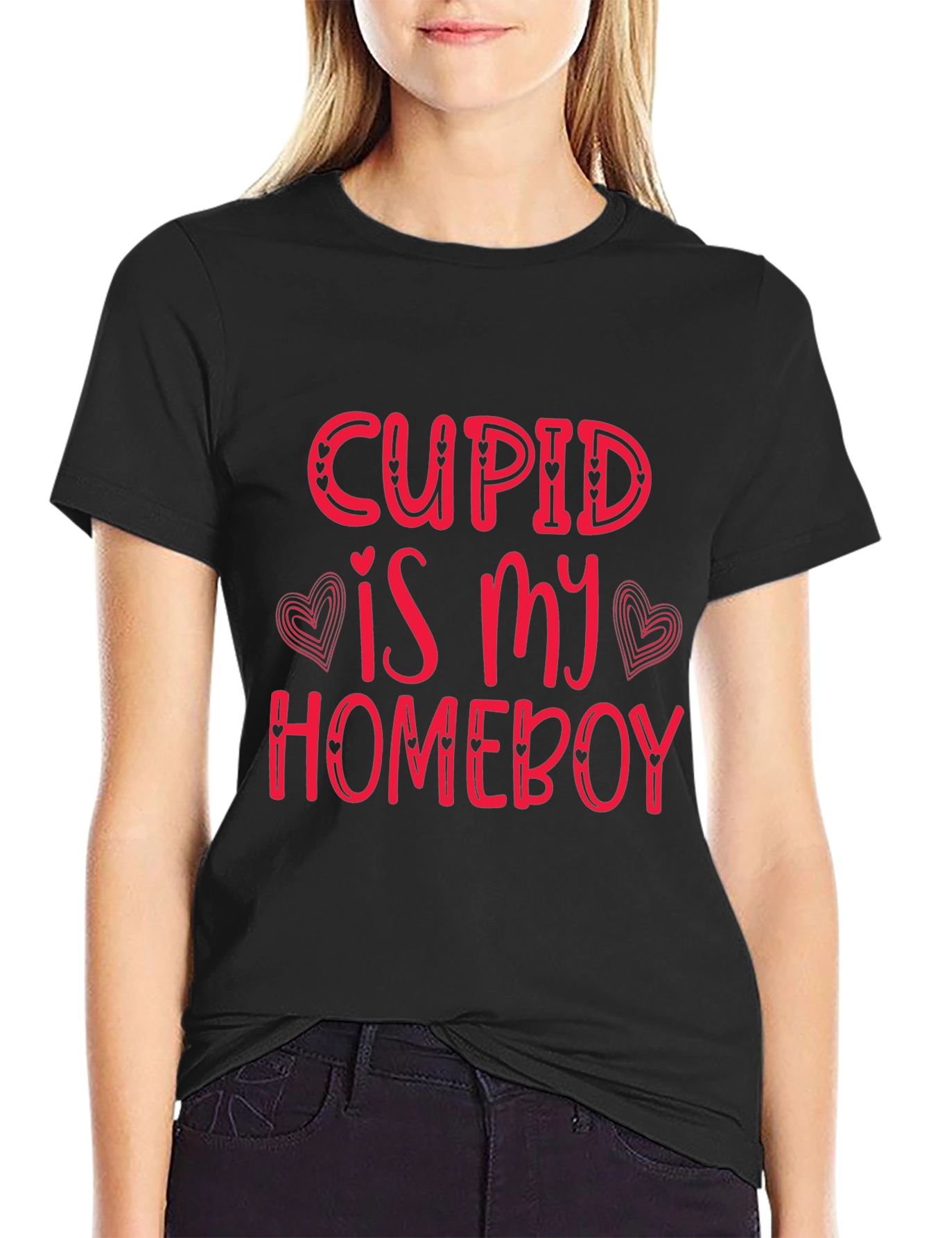 Cupid is My Homeboy Valentines Day T-Shirt