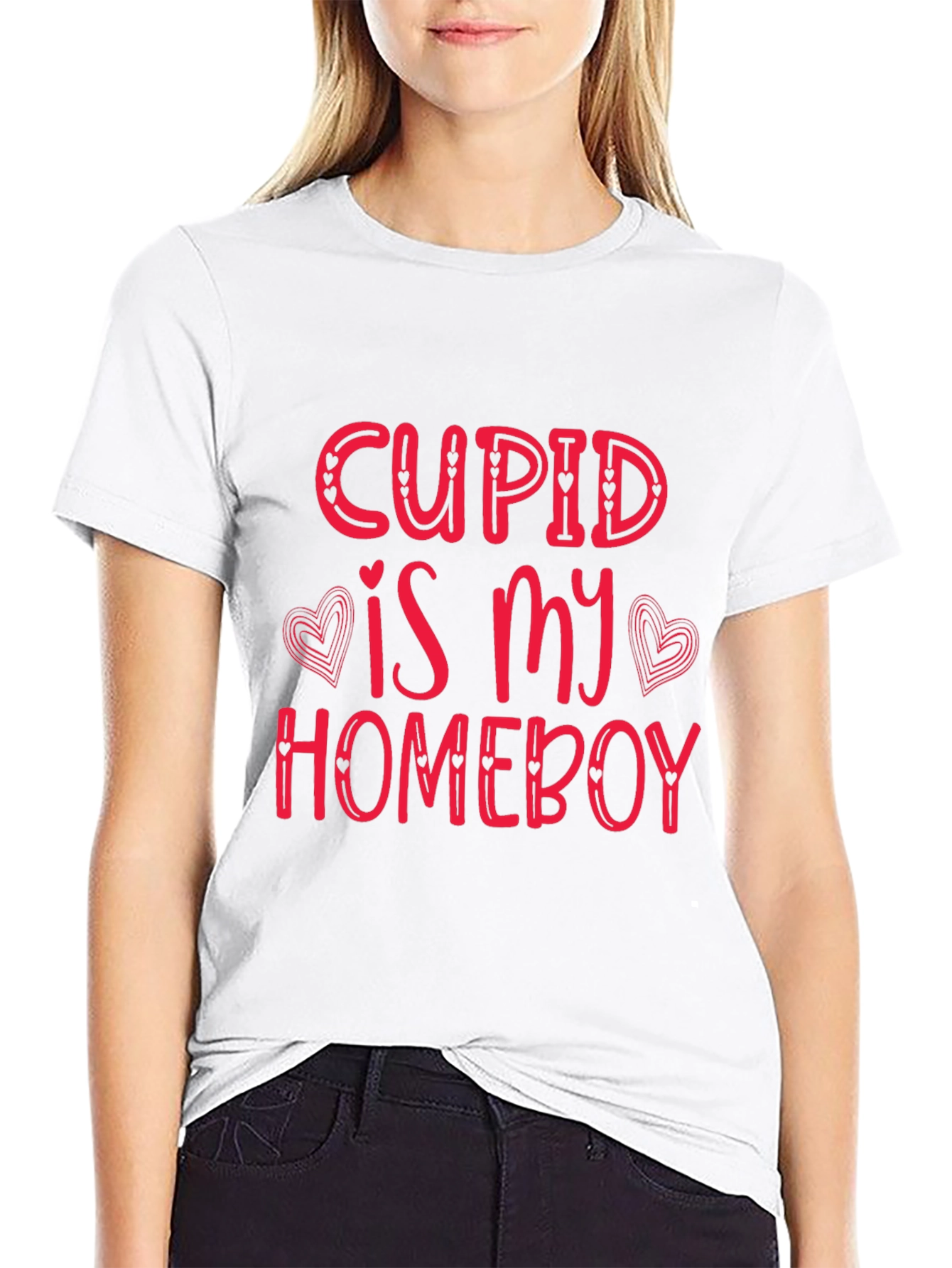 Cupid is My Homeboy Valentines Day T-Shirt